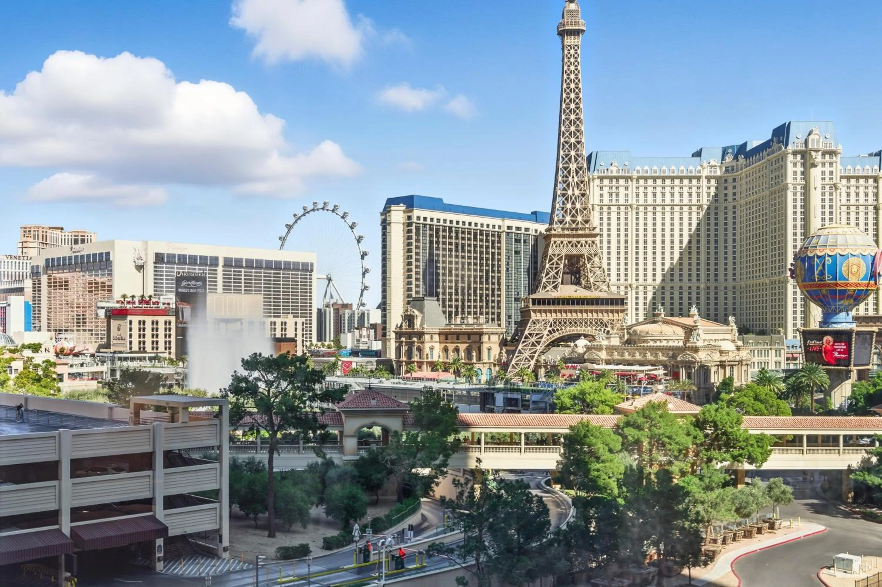 City view in StripViewSuites at Jockey Club