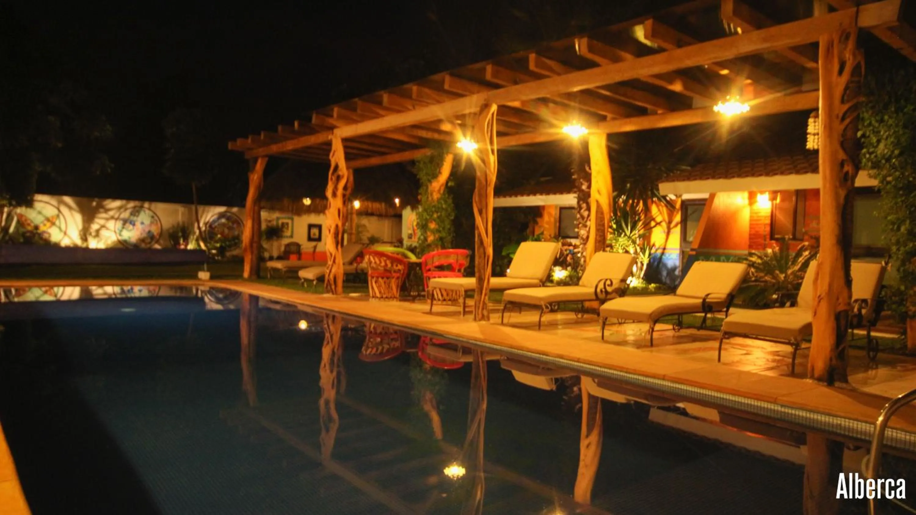 Swimming pool in Hotel Boutique Casa Copal