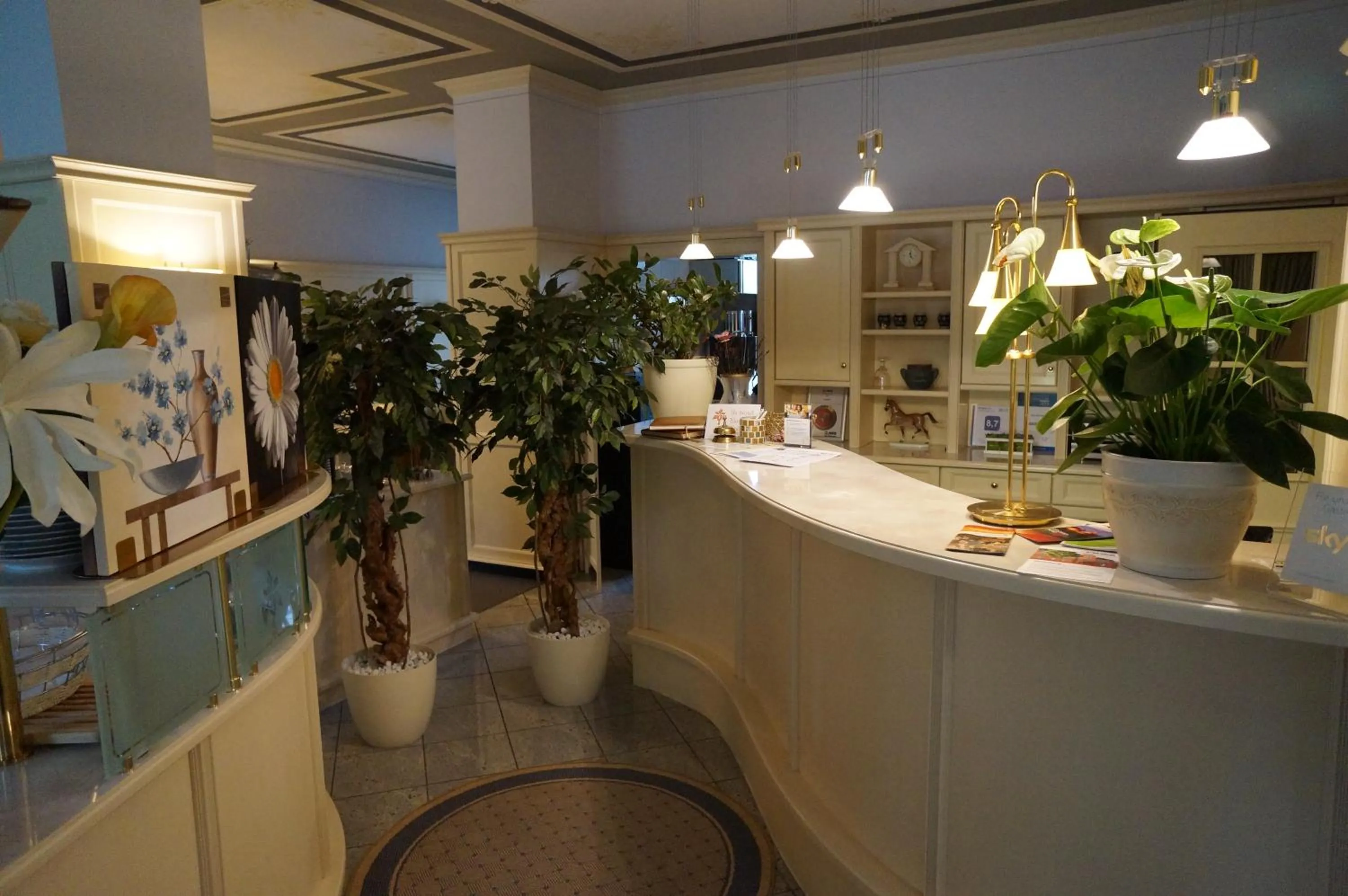 Lobby or reception in Hotel Burghof