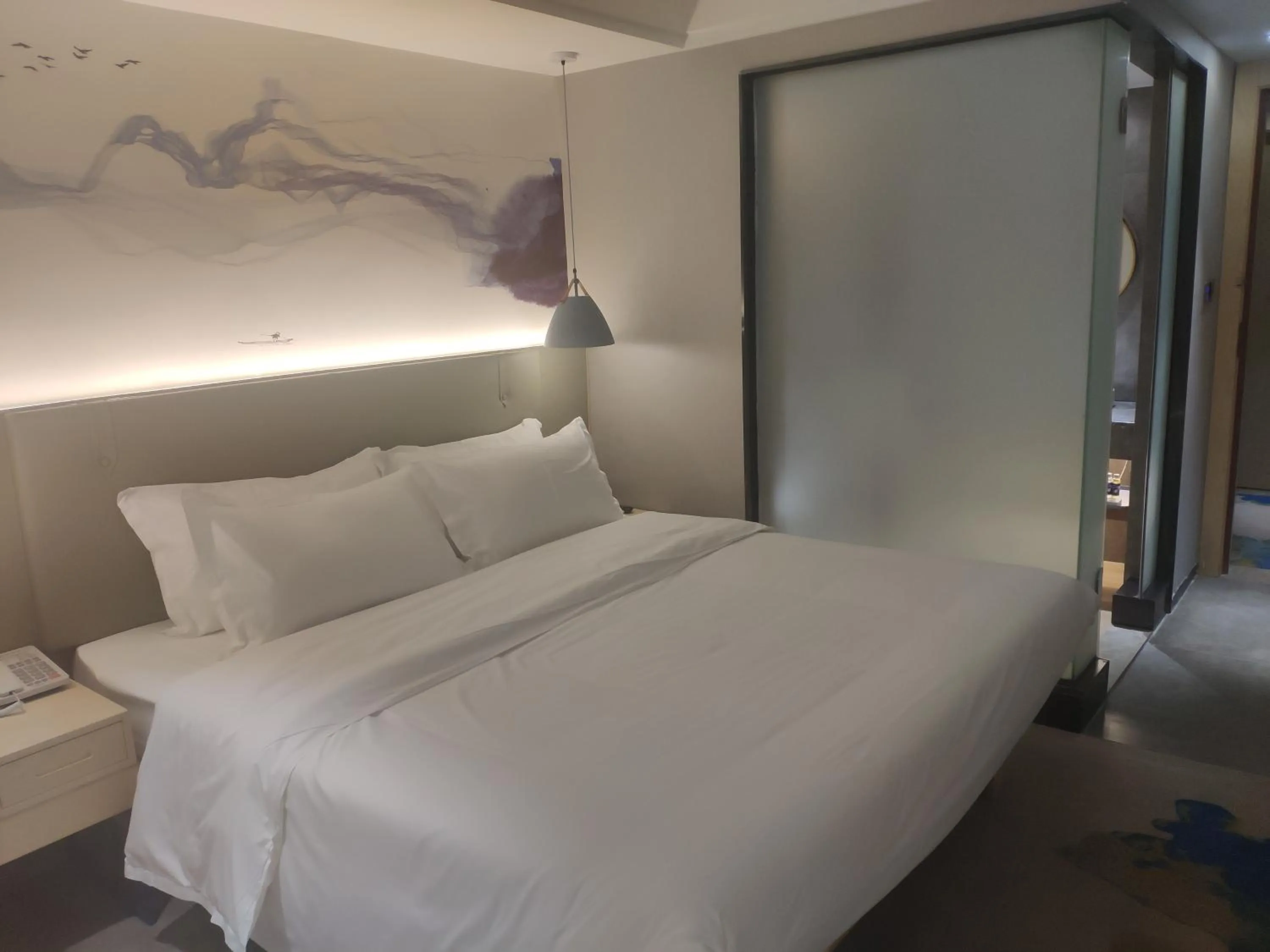 Bed in Shenzhen Yanan Hotel