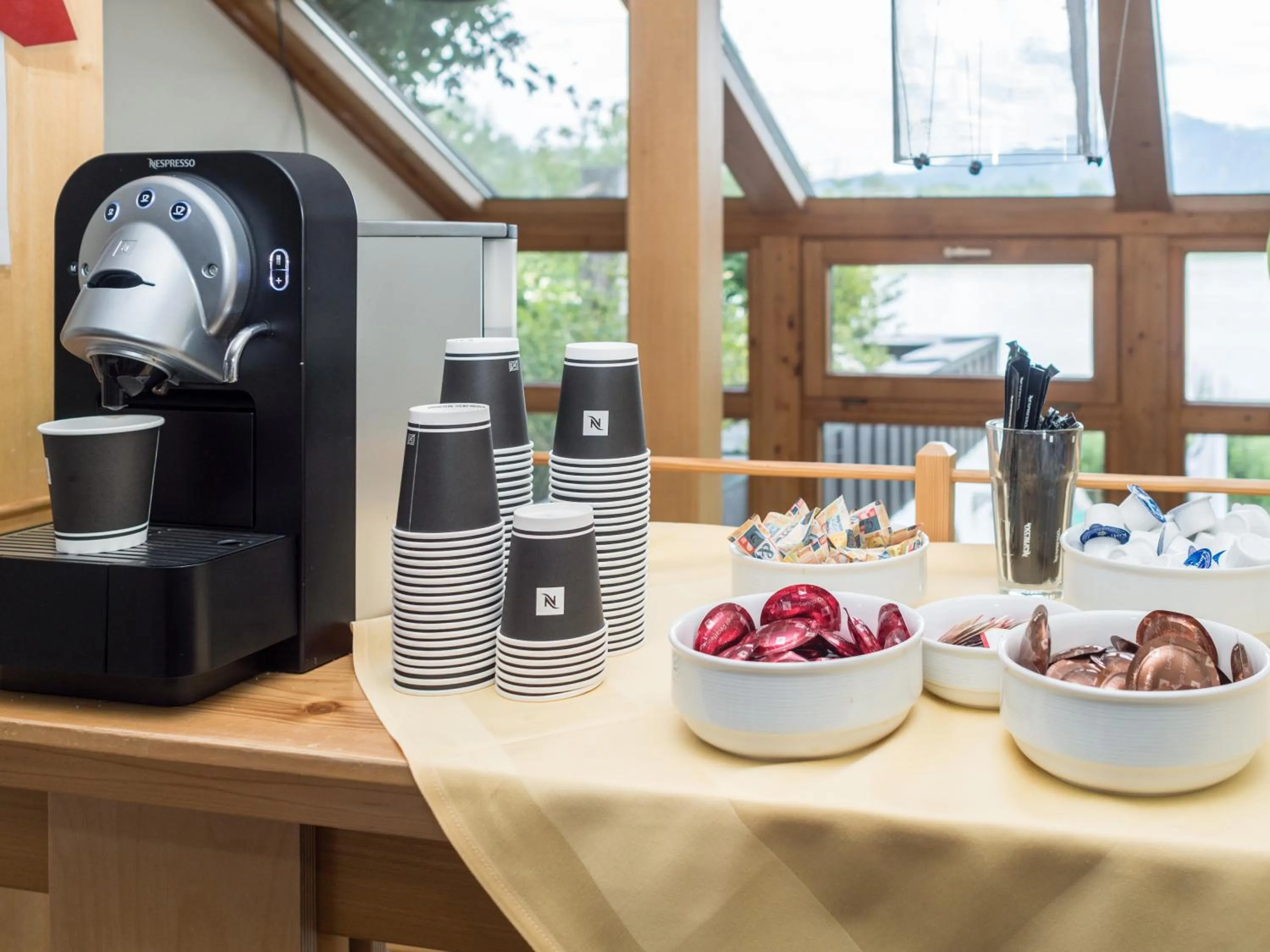 Coffee/tea facilities in Appartement-Hotel Seespitz