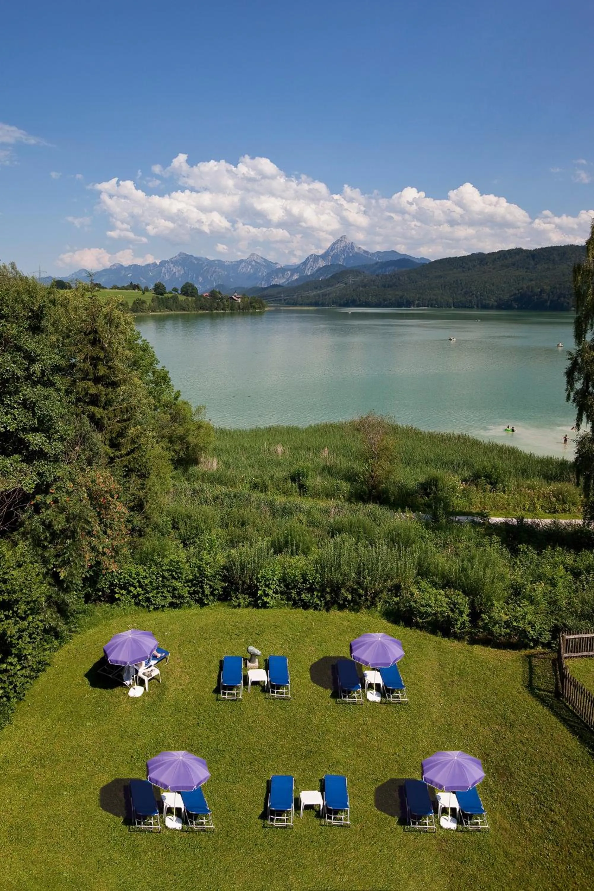 Garden in Appartement-Hotel Seespitz