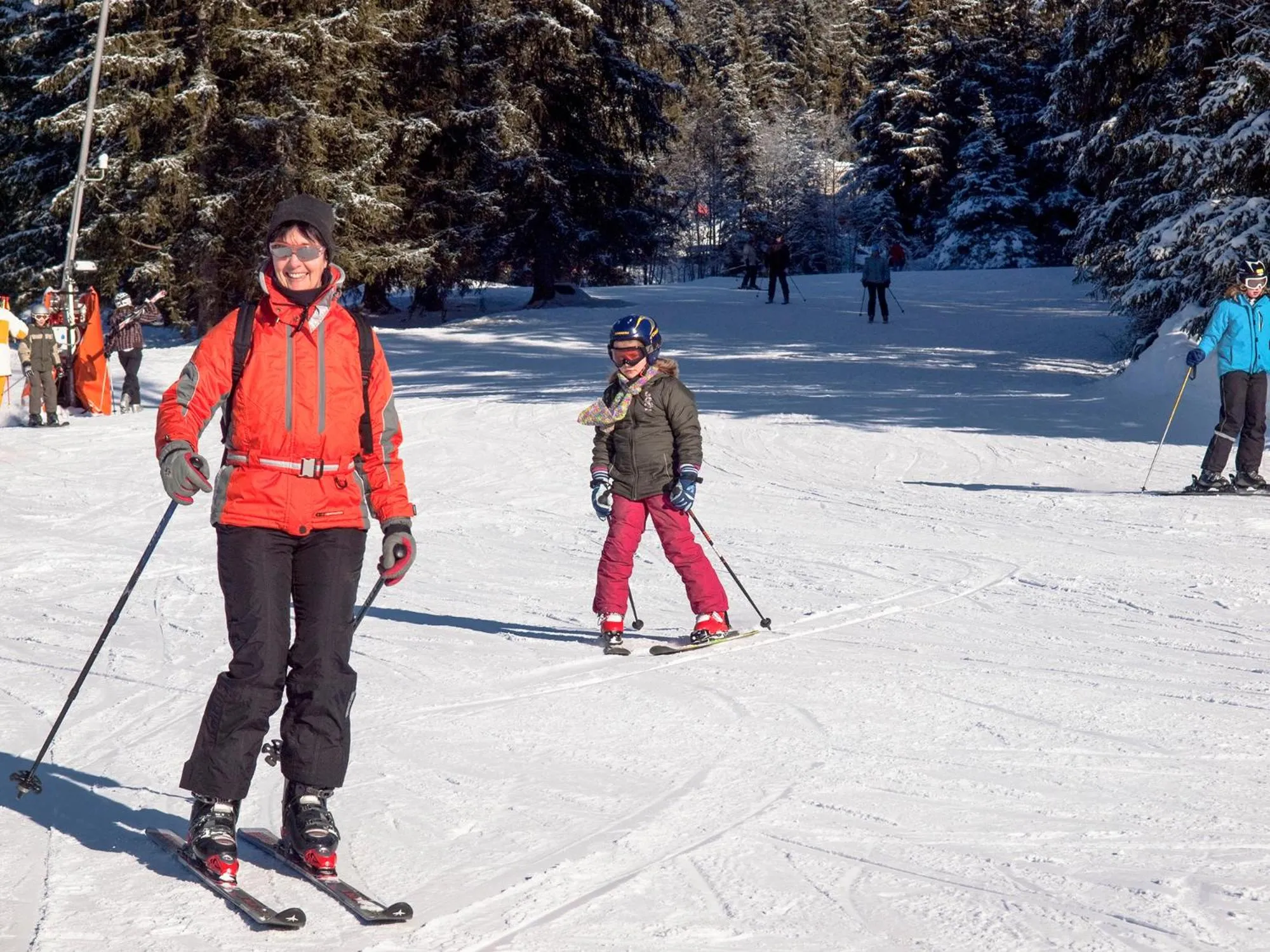 Skiing in Appartement-Hotel Seespitz