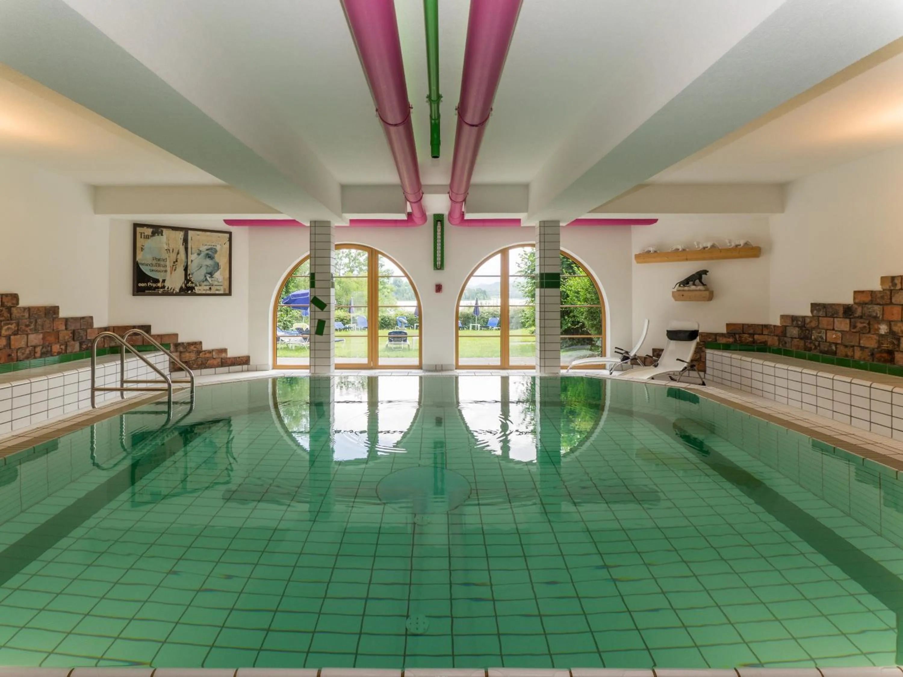 Swimming pool in Appartement-Hotel Seespitz