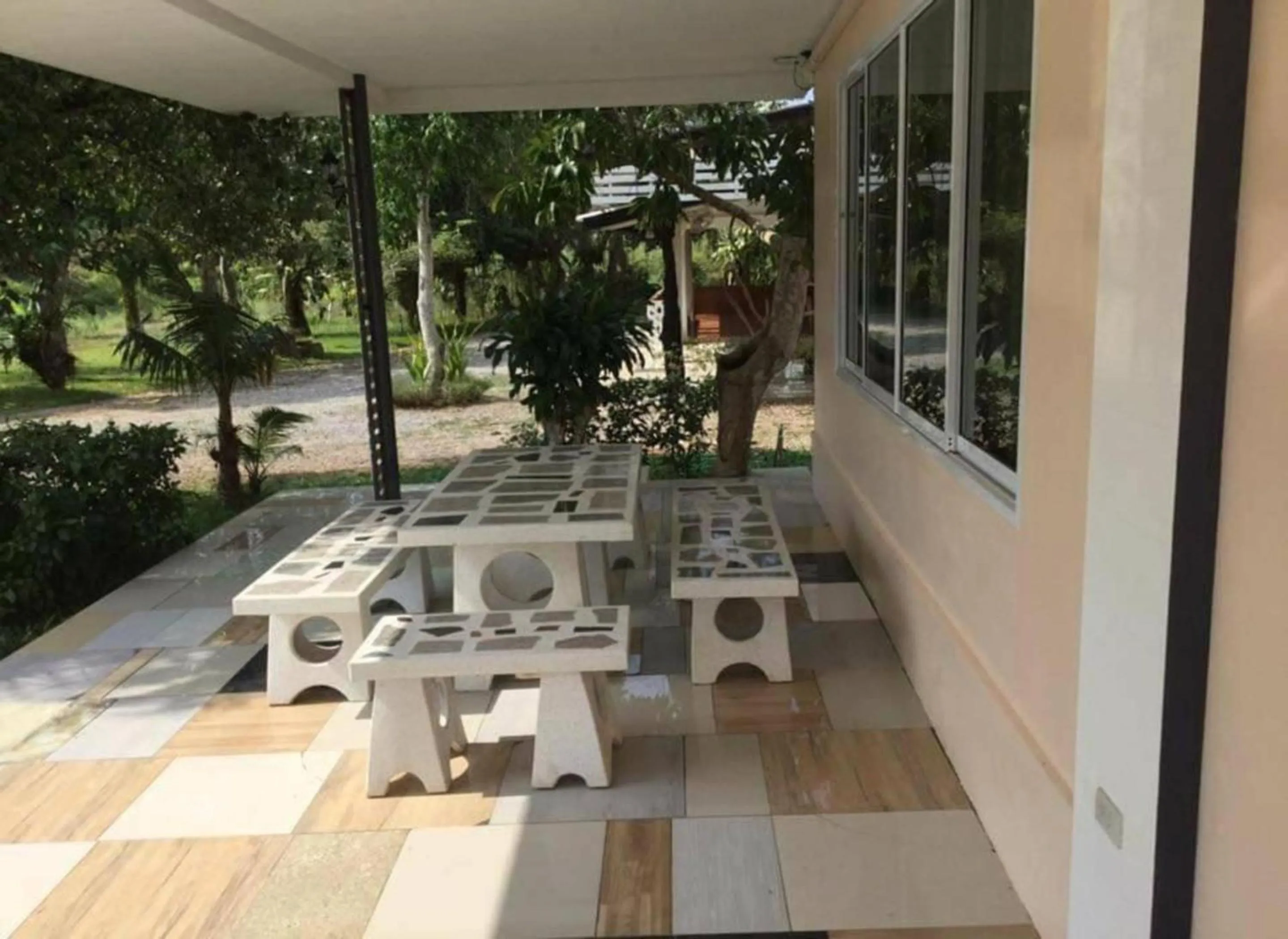 Patio in Tho Mai Resort