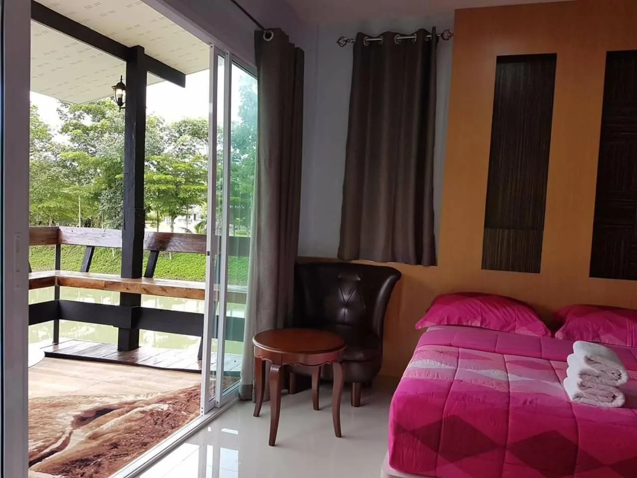 Bed in Tho Mai Resort