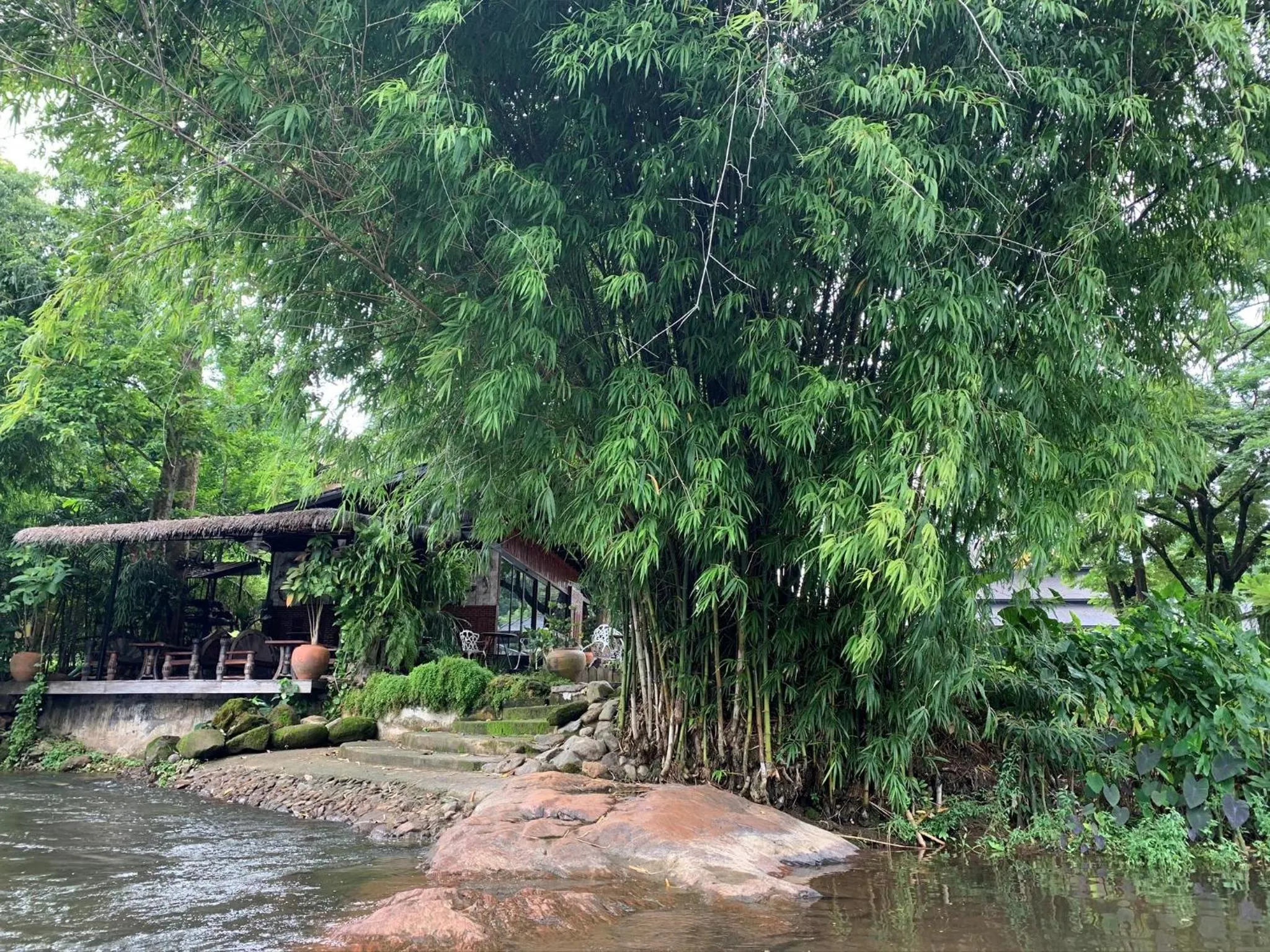 Natural landscape in Phumontra Resort Nakhon Nayok