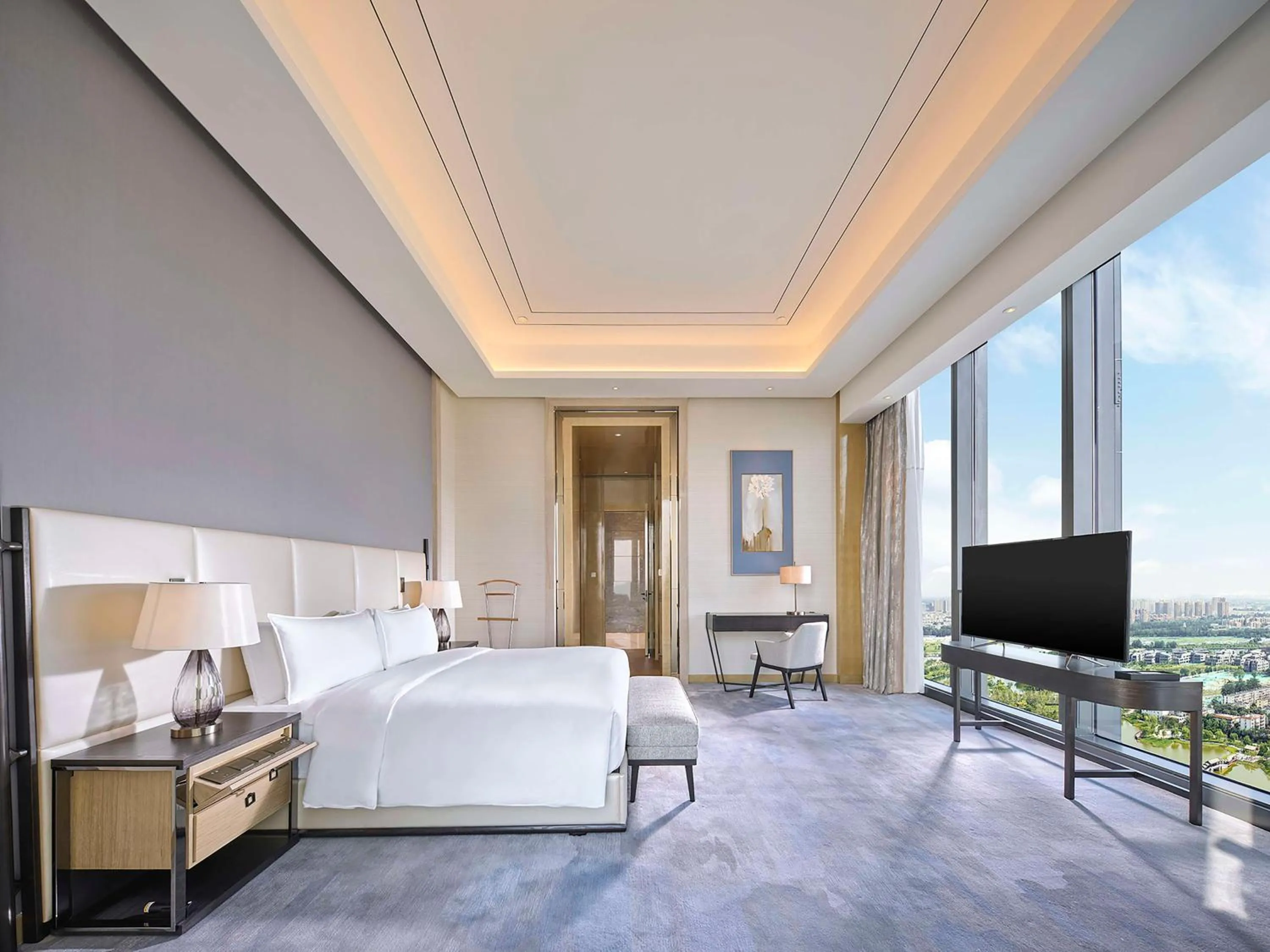 Photo of the whole room, Bed in Hilton Beijing Tongzhou