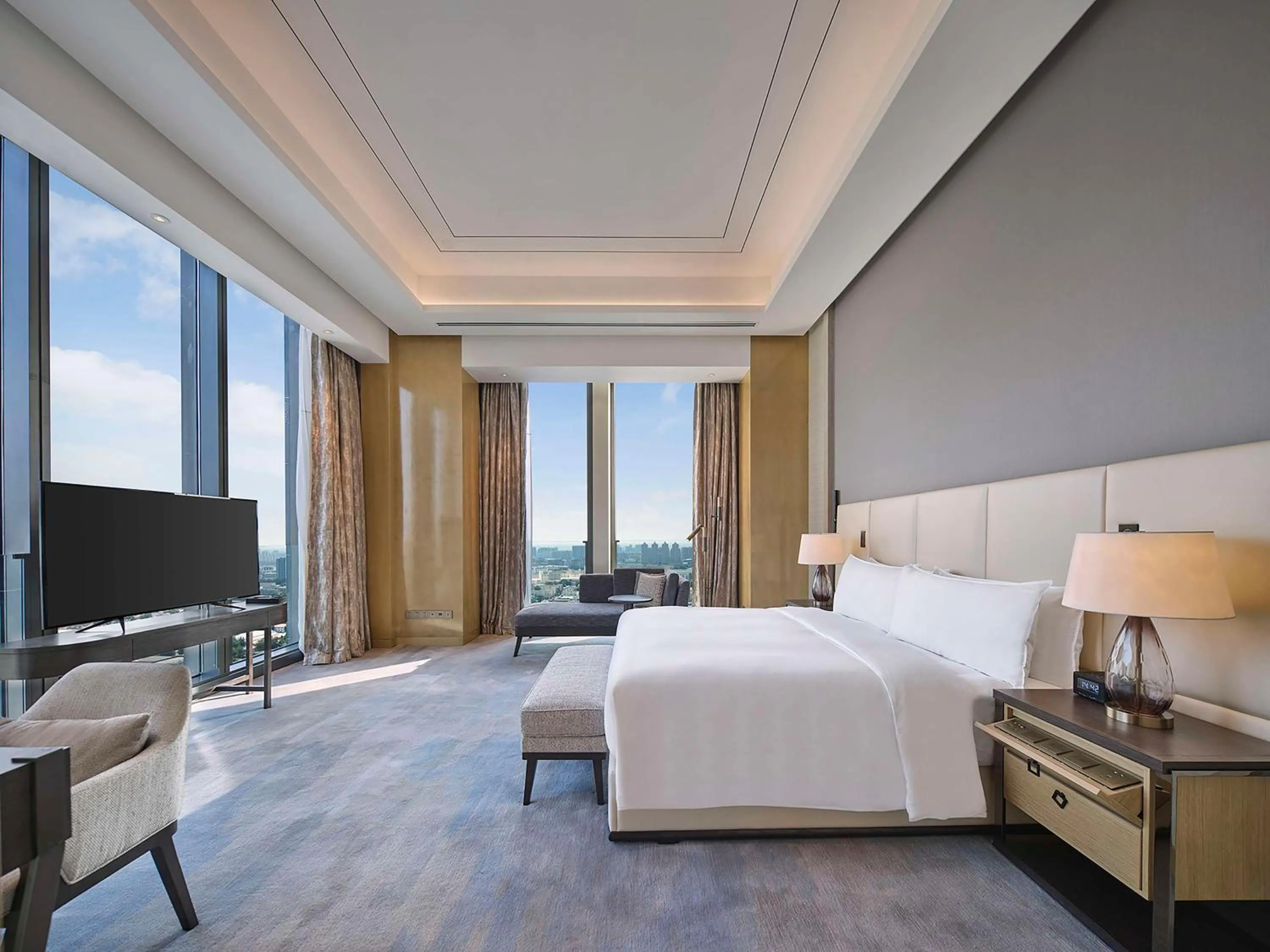 Photo of the whole room, Bed in Hilton Beijing Tongzhou