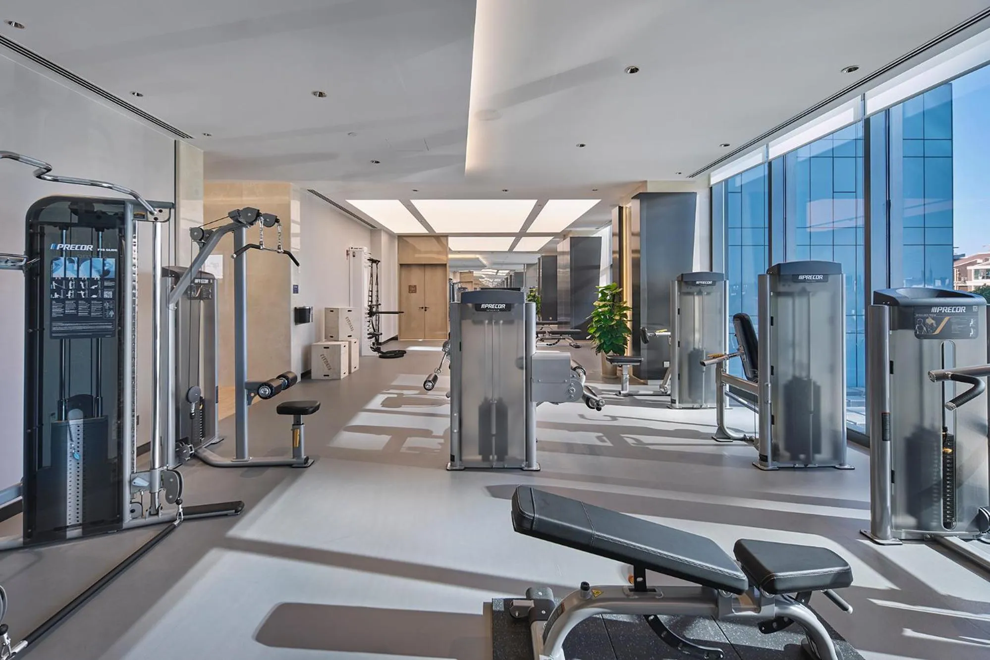 Fitness centre/facilities in Hilton Beijing Tongzhou