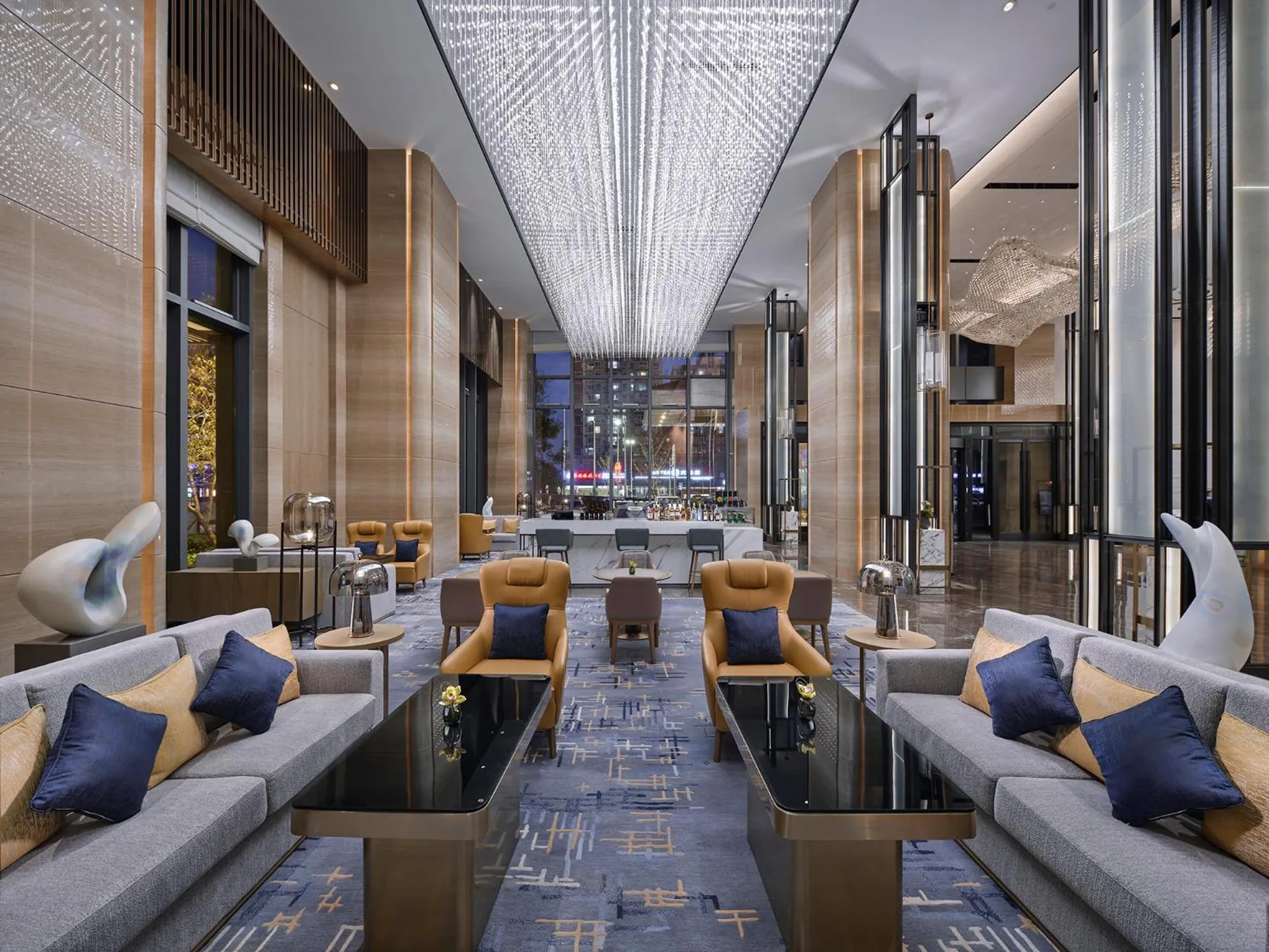 Lounge or bar in Hilton Beijing Tongzhou