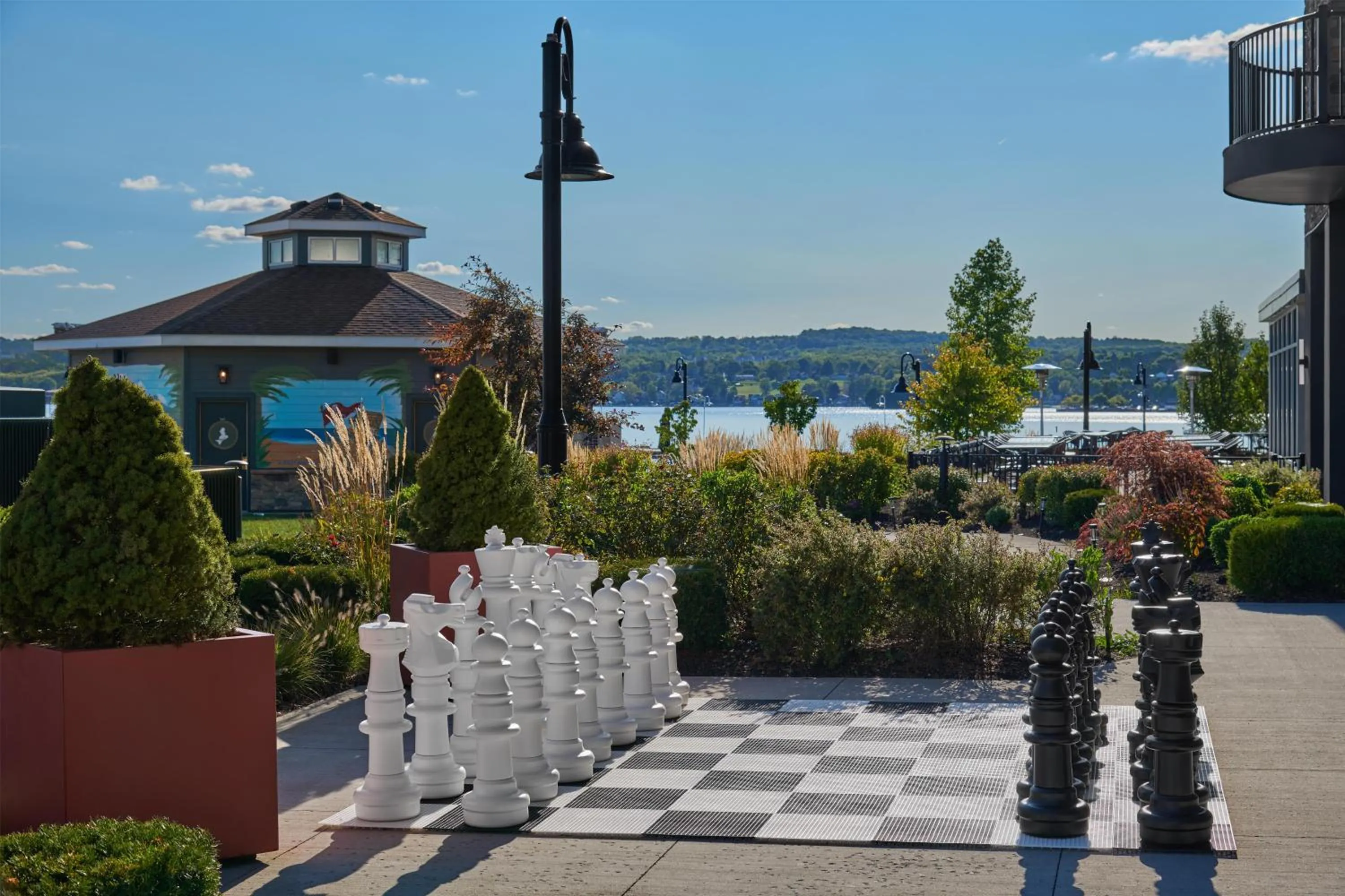 Patio in Hotel Canandaigua, Tapestry Collection By Hilton
