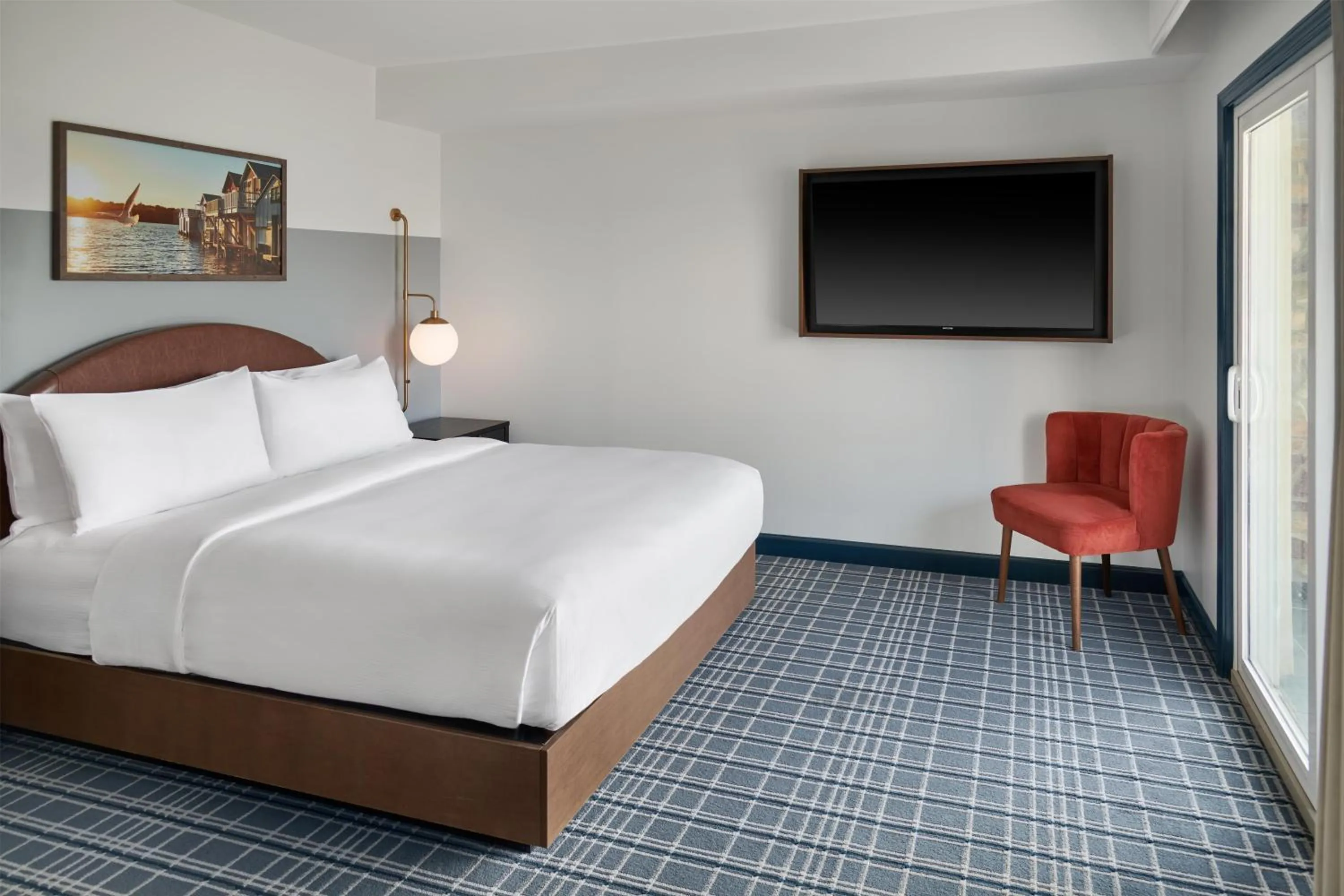 Bed in Hotel Canandaigua, Tapestry Collection By Hilton