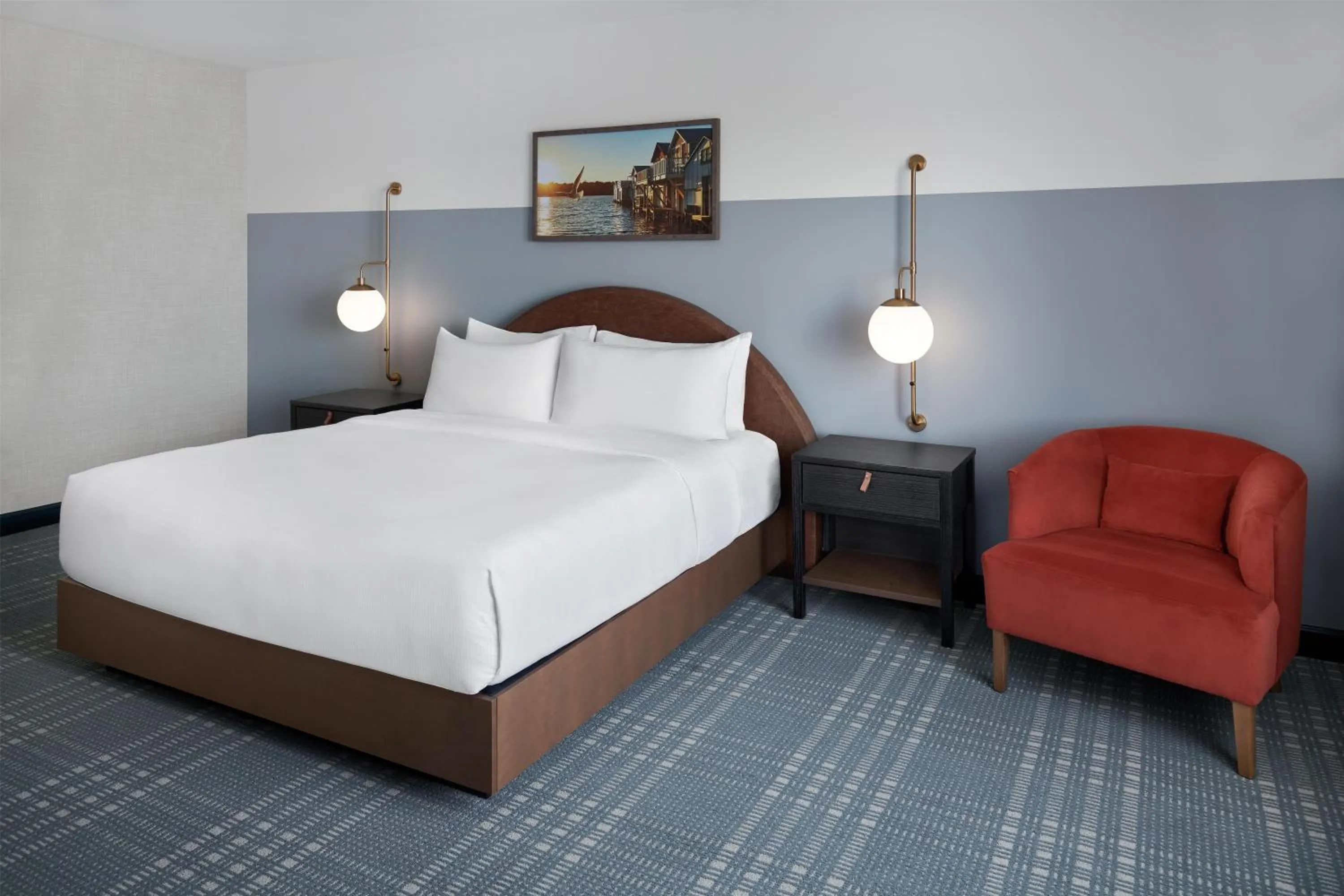 Bed in Hotel Canandaigua, Tapestry Collection By Hilton