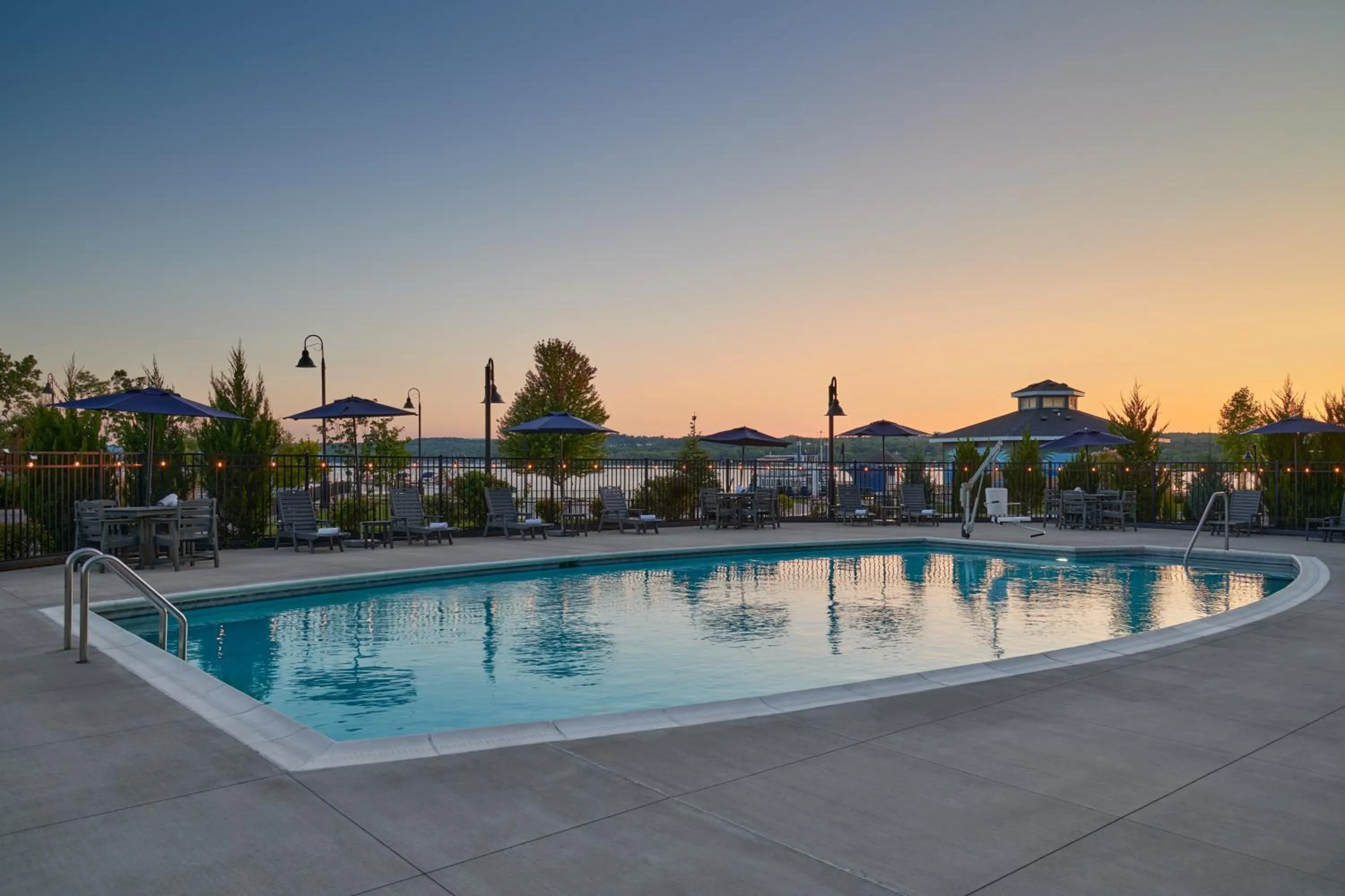 Swimming pool in Hotel Canandaigua, Tapestry Collection By Hilton