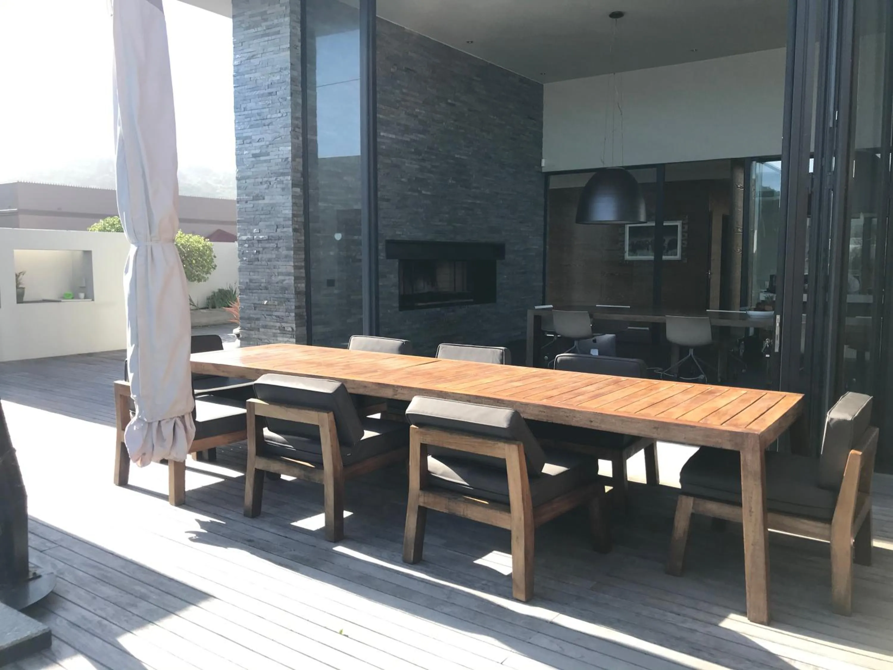 Patio in The Ocean View Guest House