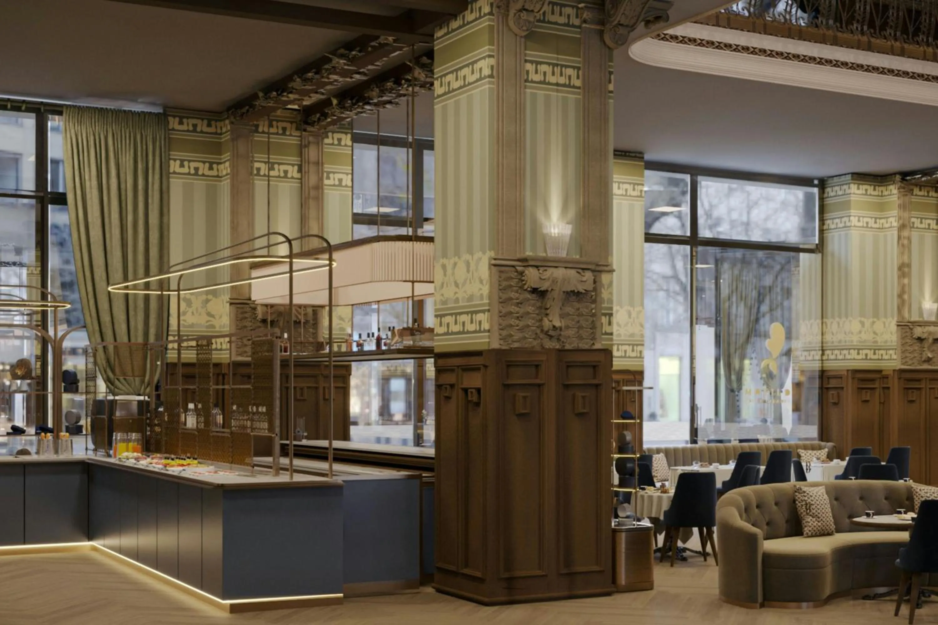 Restaurant/places to eat in Matild Palace, a Luxury Collection Hotel