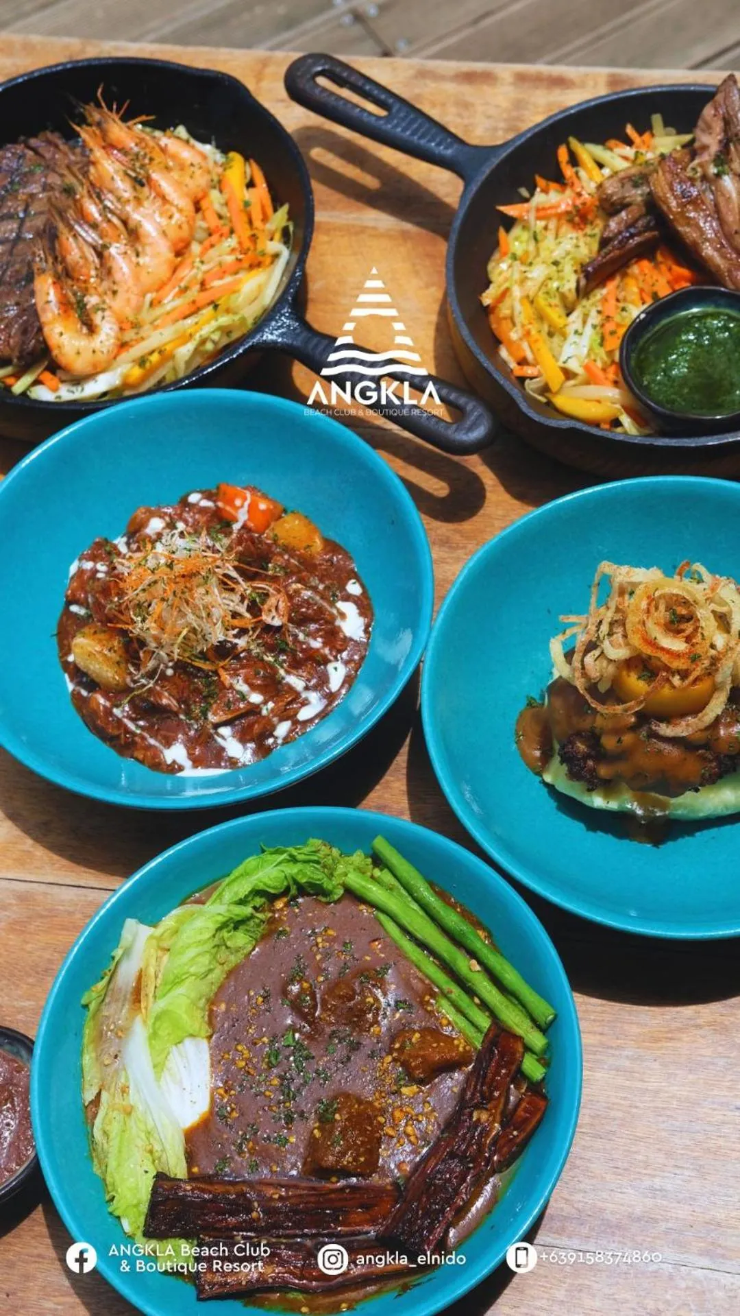 Food in ANGKLA Beach Club & Boutique Resort