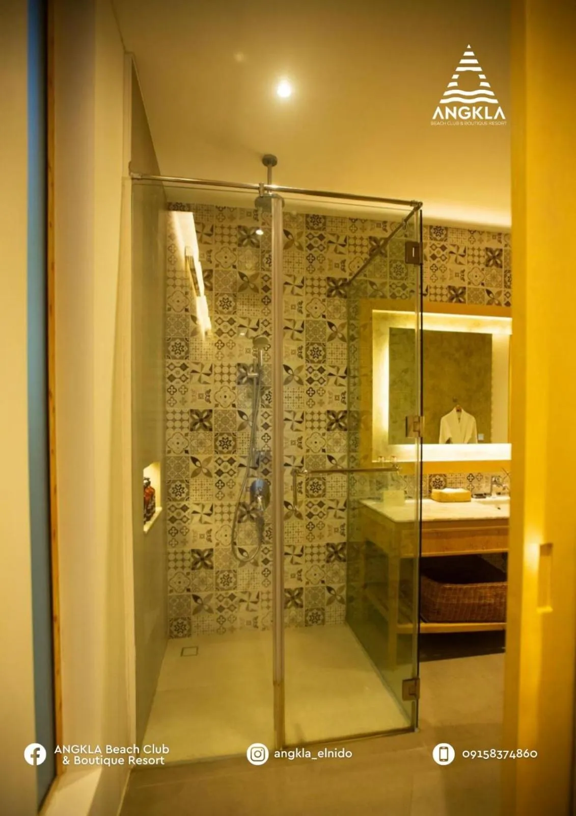 Bathroom, Bed in ANGKLA Beach Club & Boutique Resort