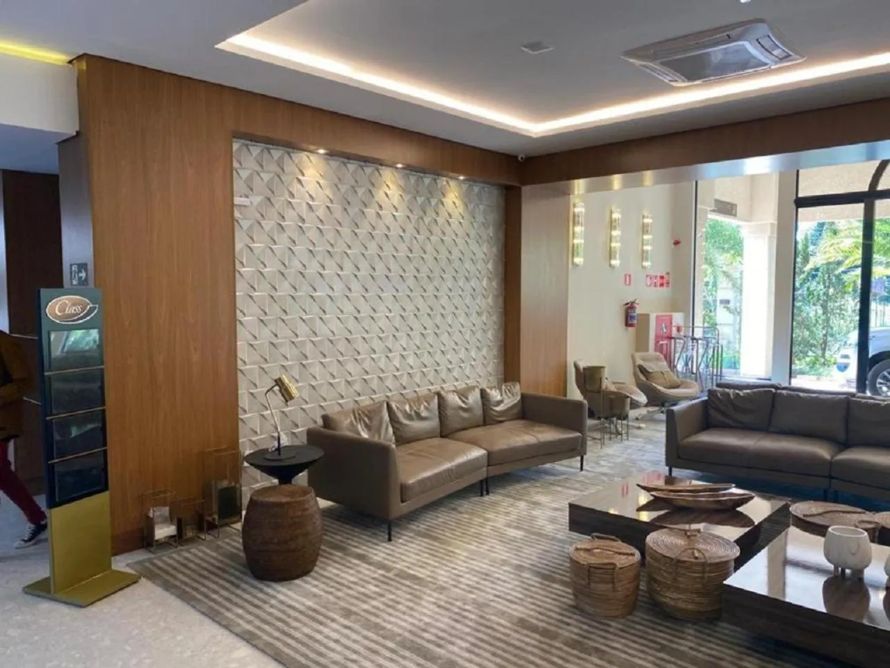 Lobby or reception in Class Hotel Piracicaba