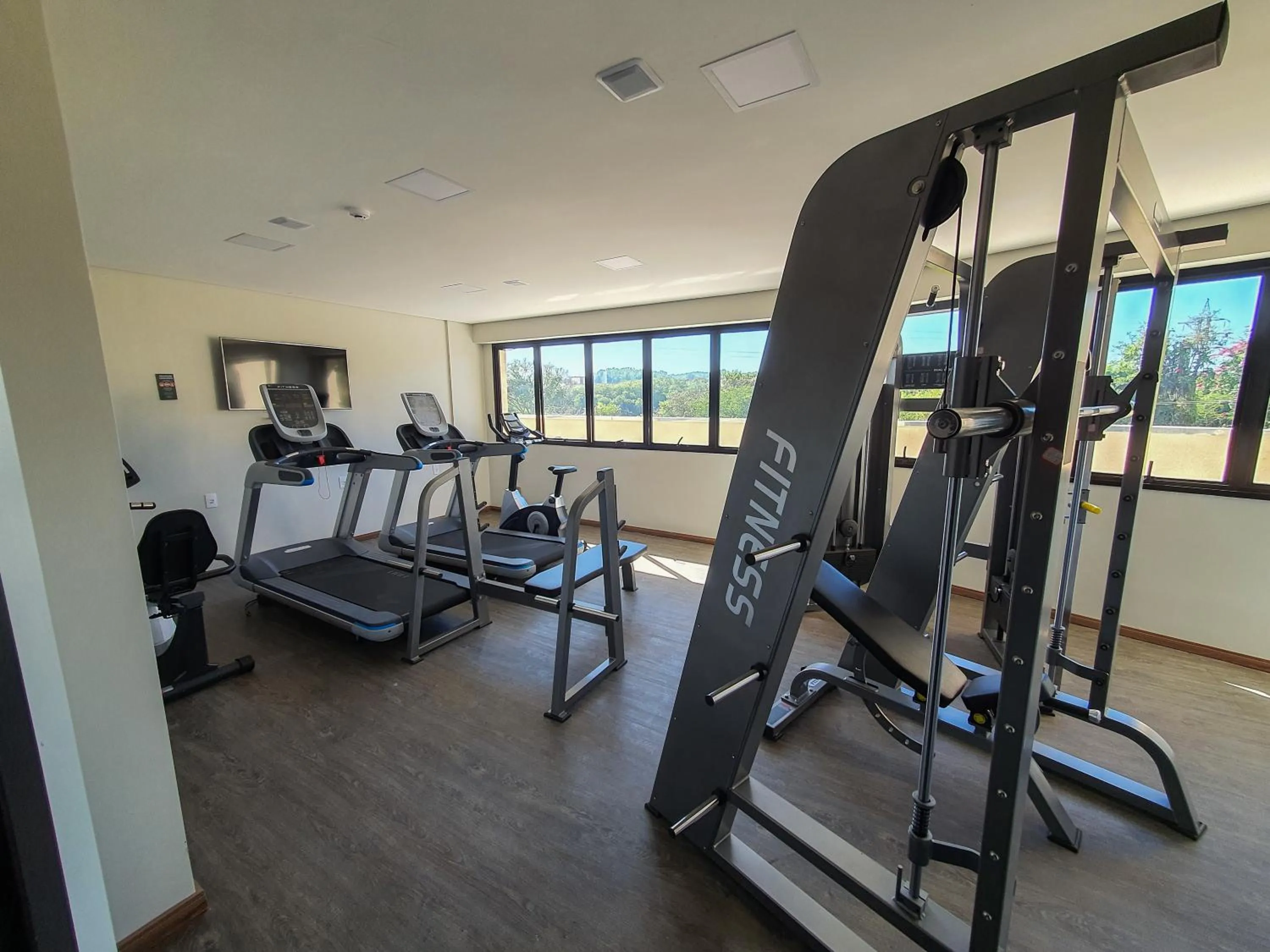 Fitness centre/facilities in Class Hotel Piracicaba