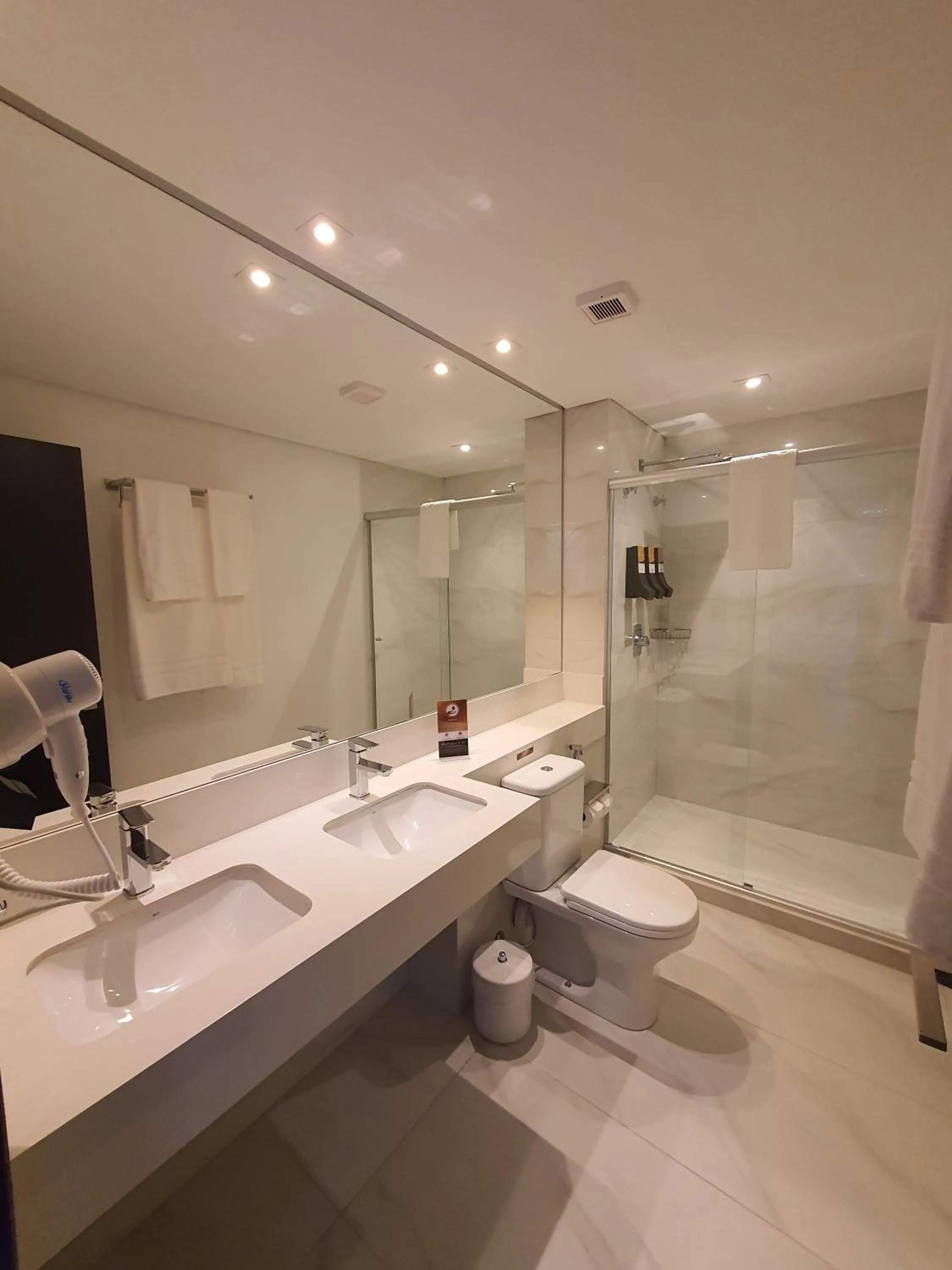 Bathroom in Class Hotel Piracicaba