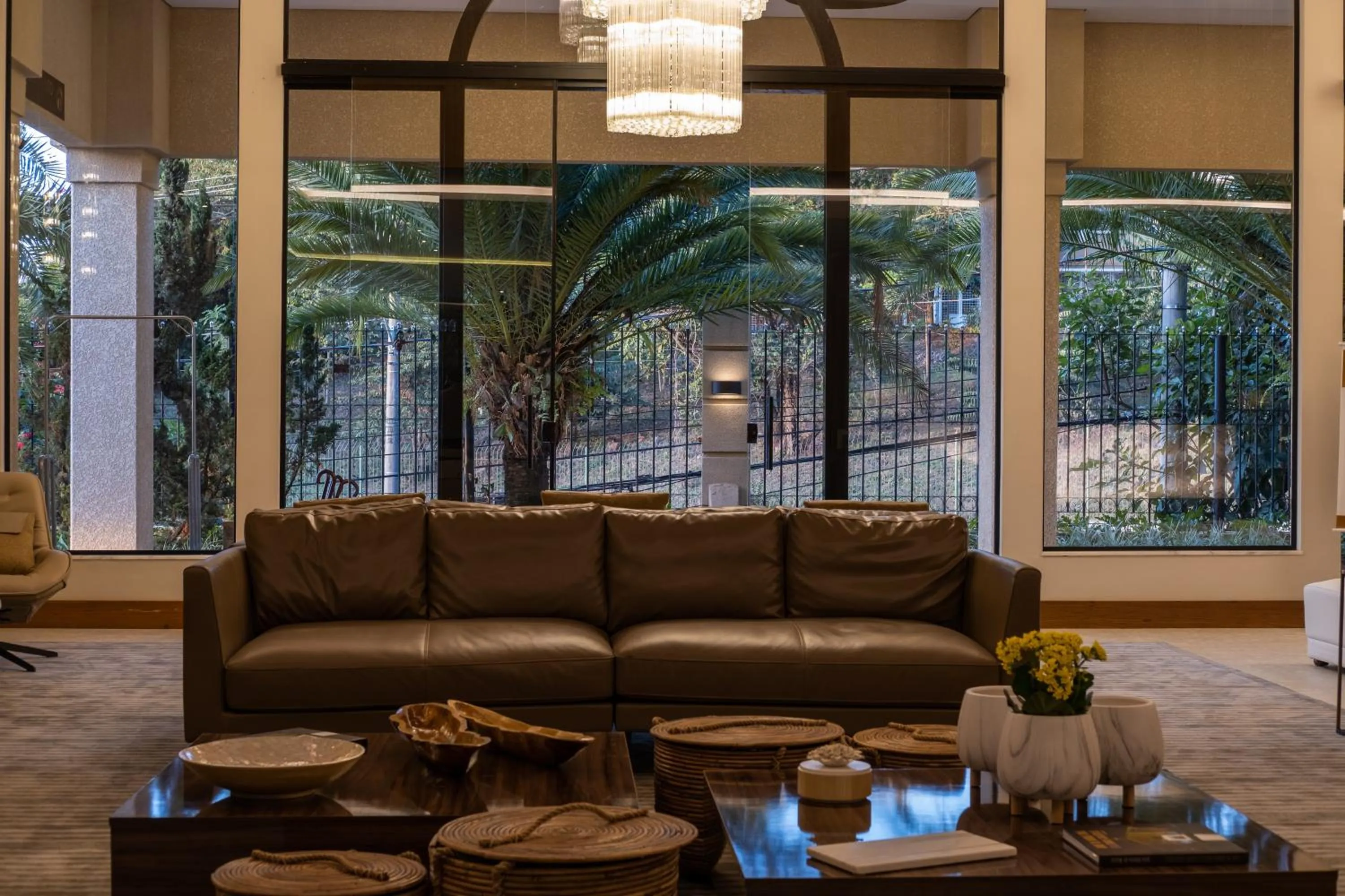 Lobby or reception in Class Hotel Piracicaba