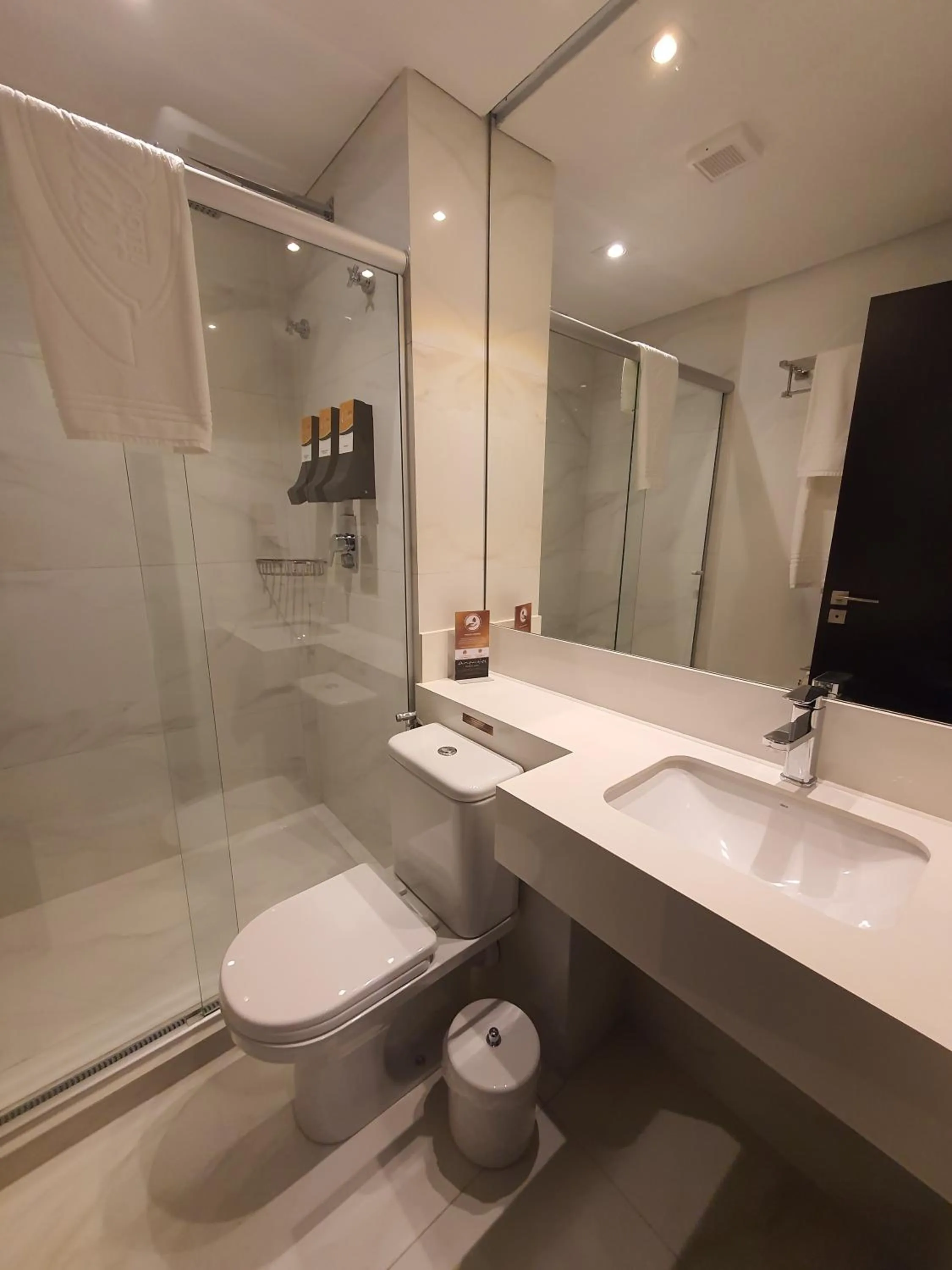 Bathroom in Class Hotel Piracicaba