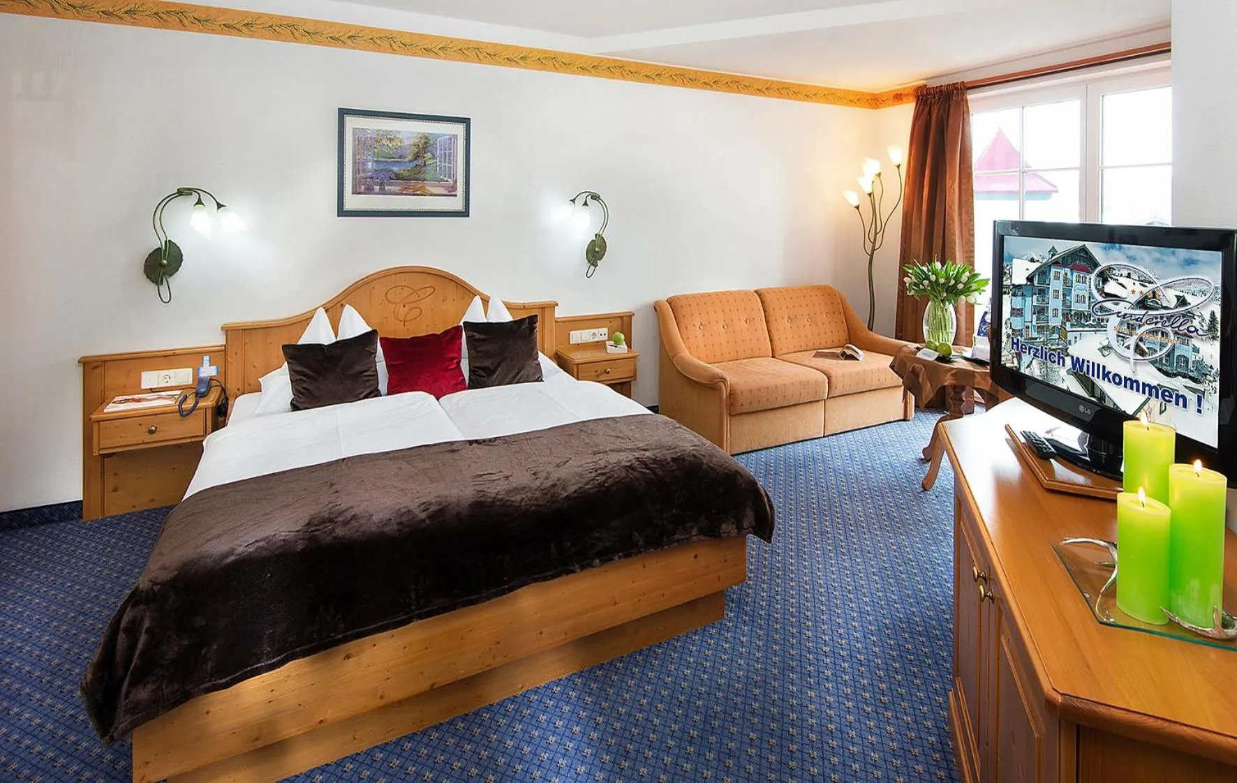 Bed in Sporthotel Cinderella