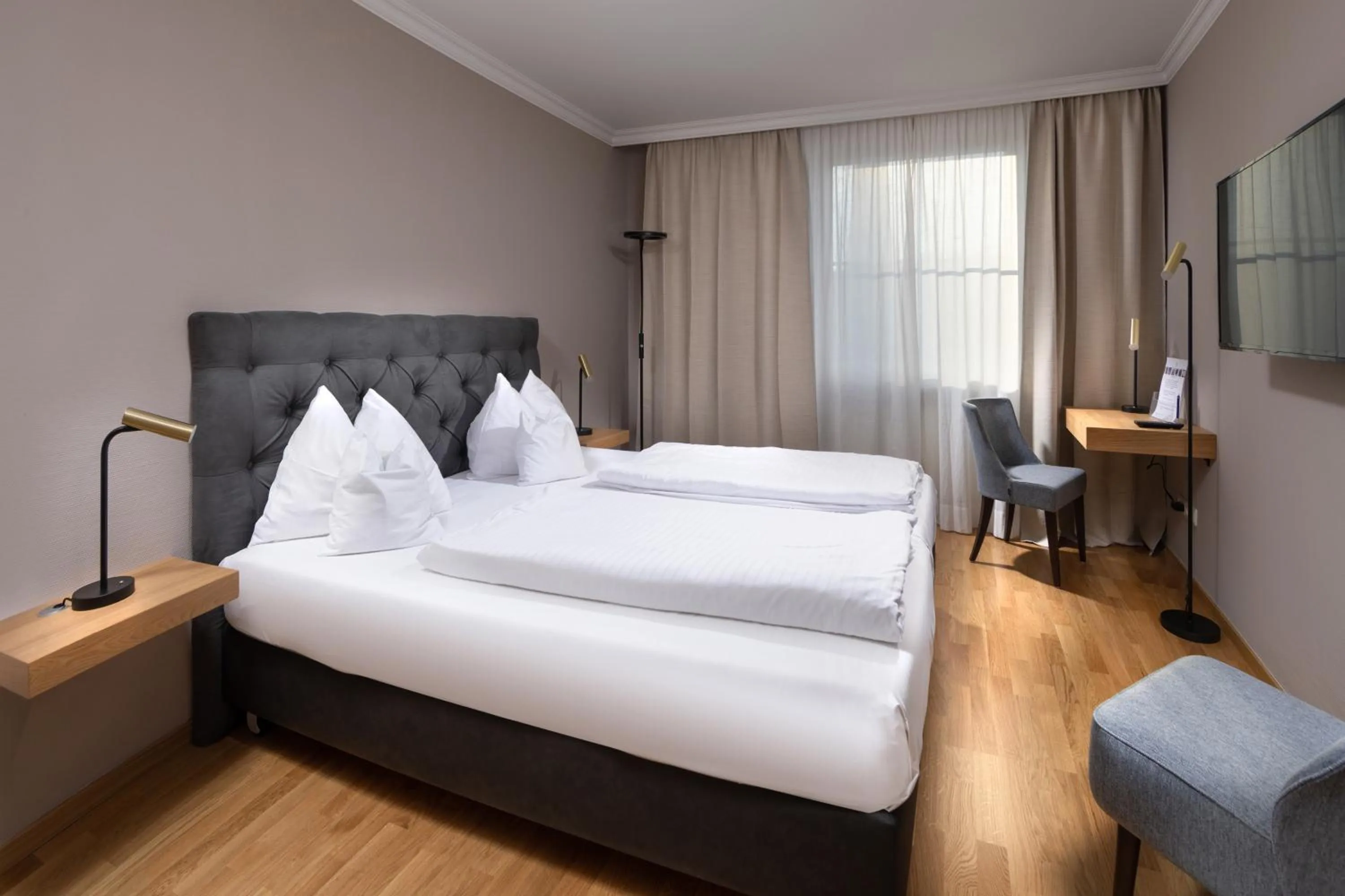 Bed in Hotel Goldene Sonne