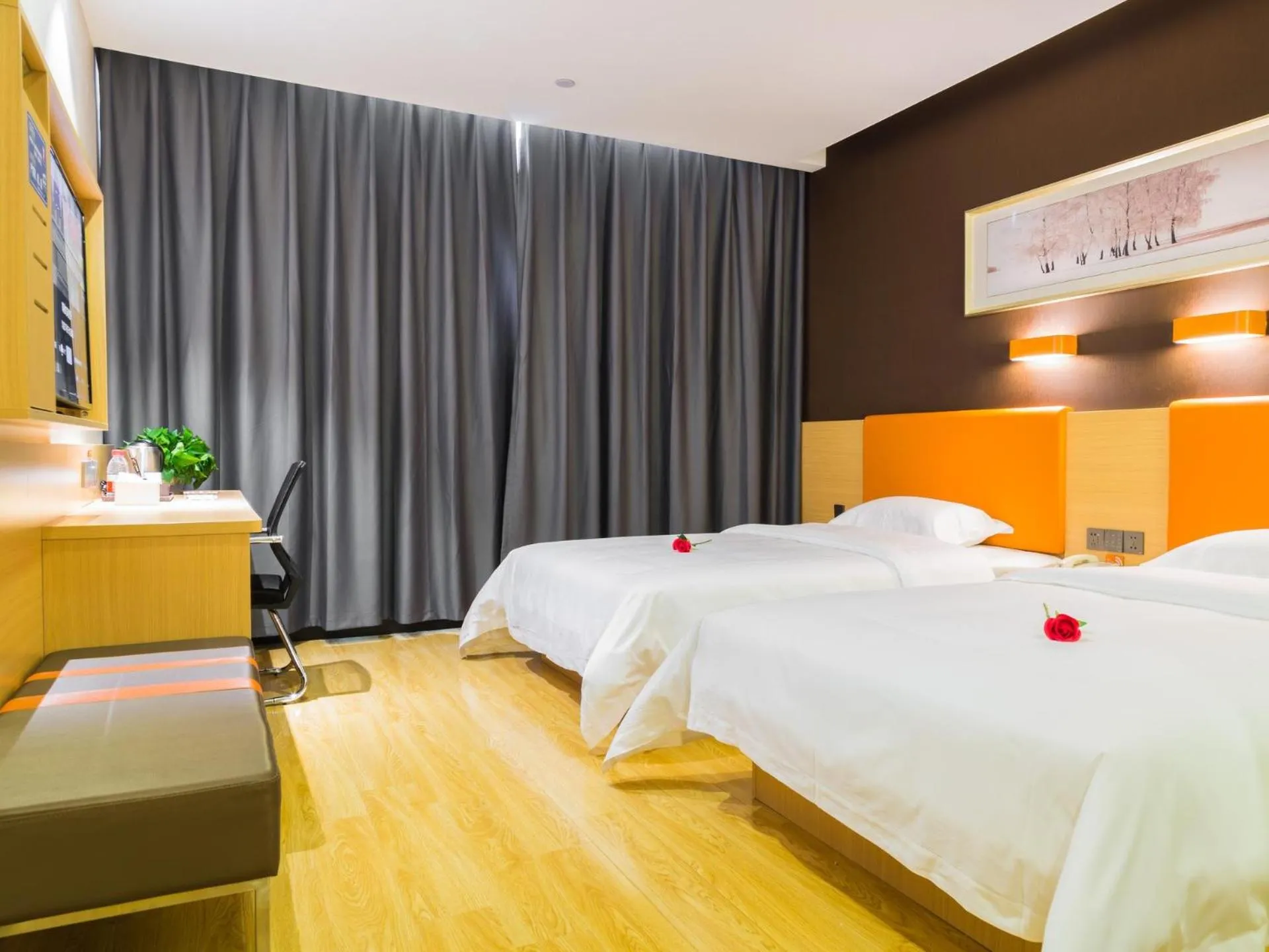 Bed in 7Days Premium Deyang Zhongjiang Chengbei Passenger Station Branch