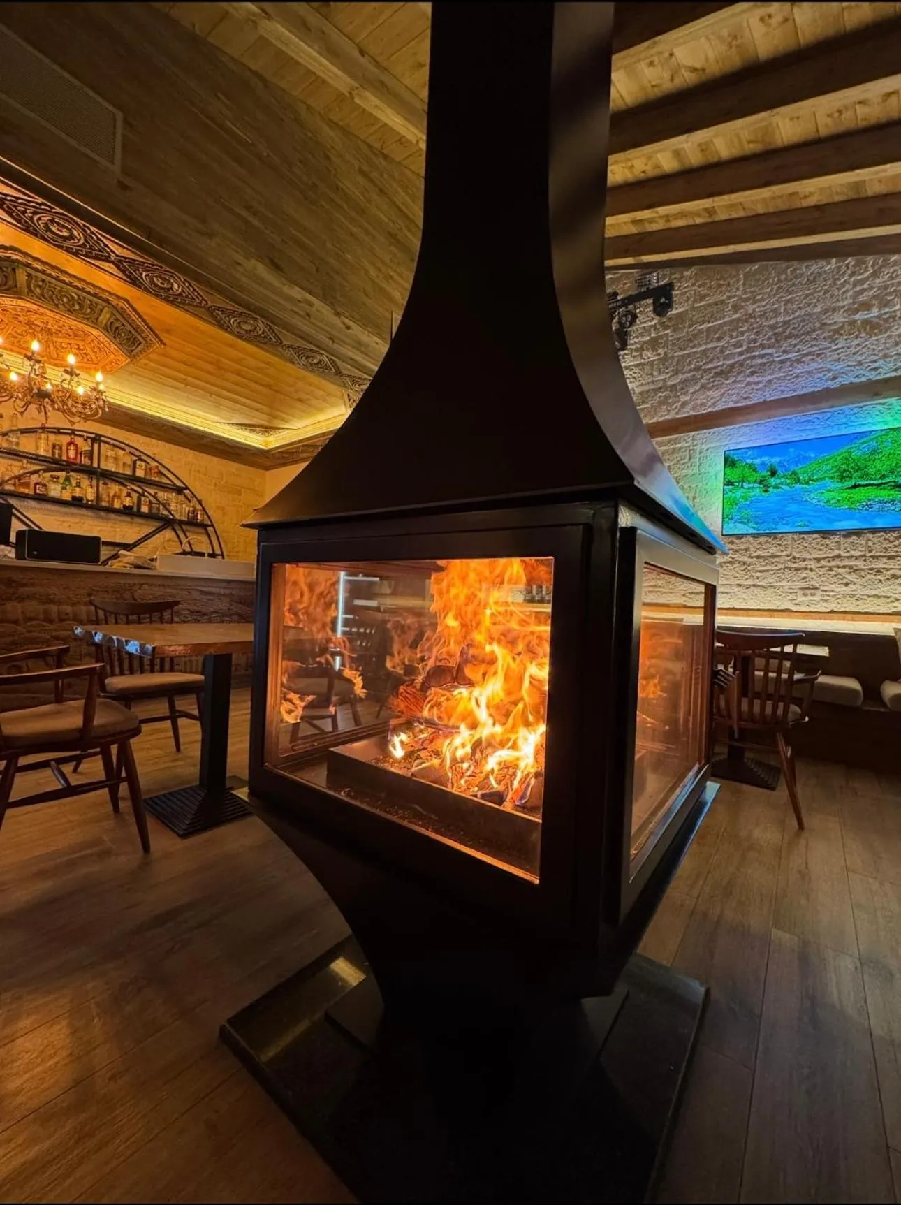 fireplace in HOTEL ANSEL