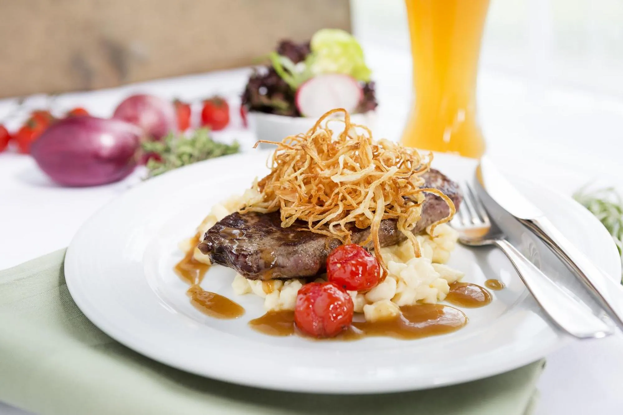 Lunch in Hotel Waldhorn