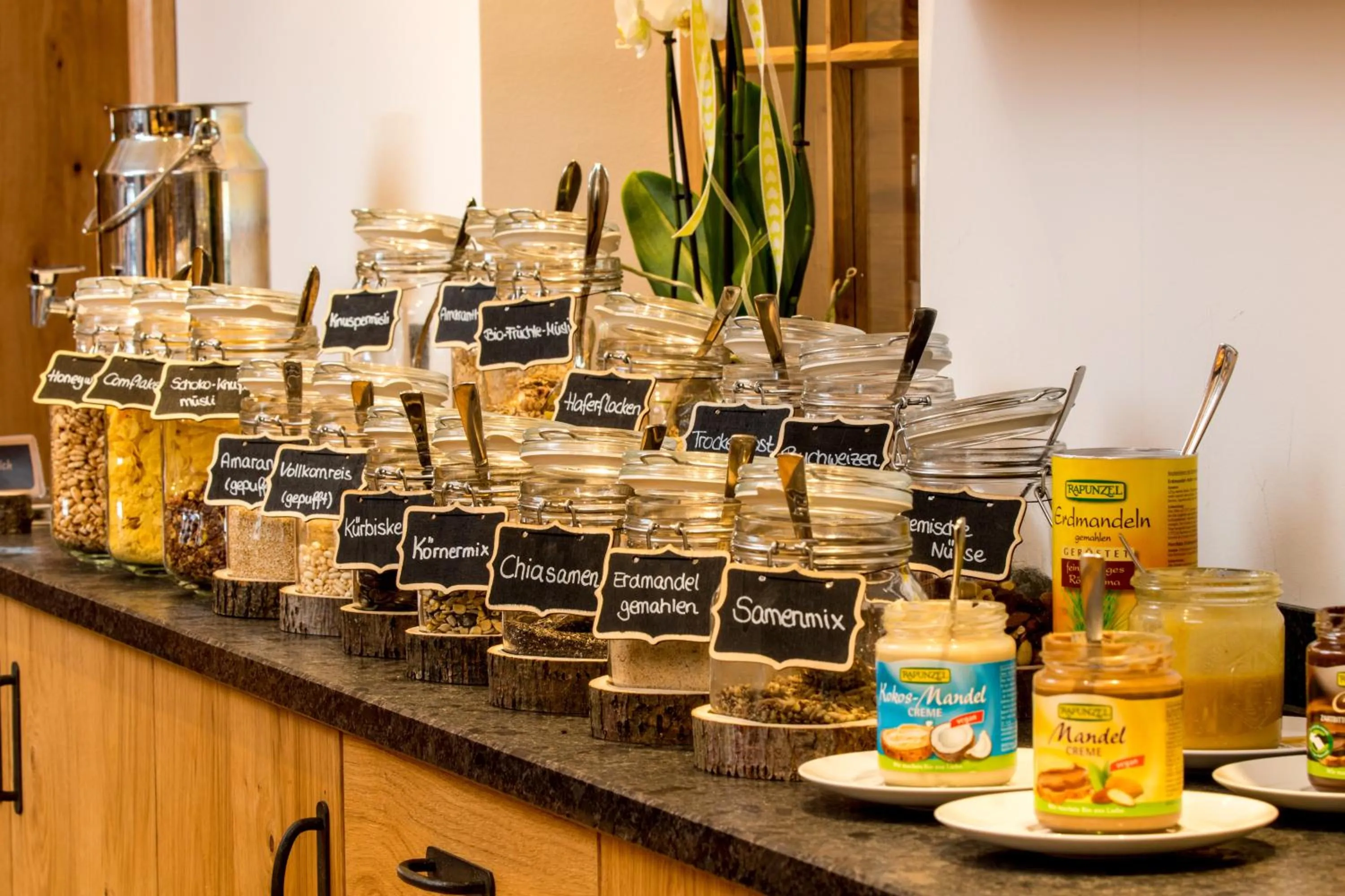 Buffet breakfast in Hotel Waldhorn