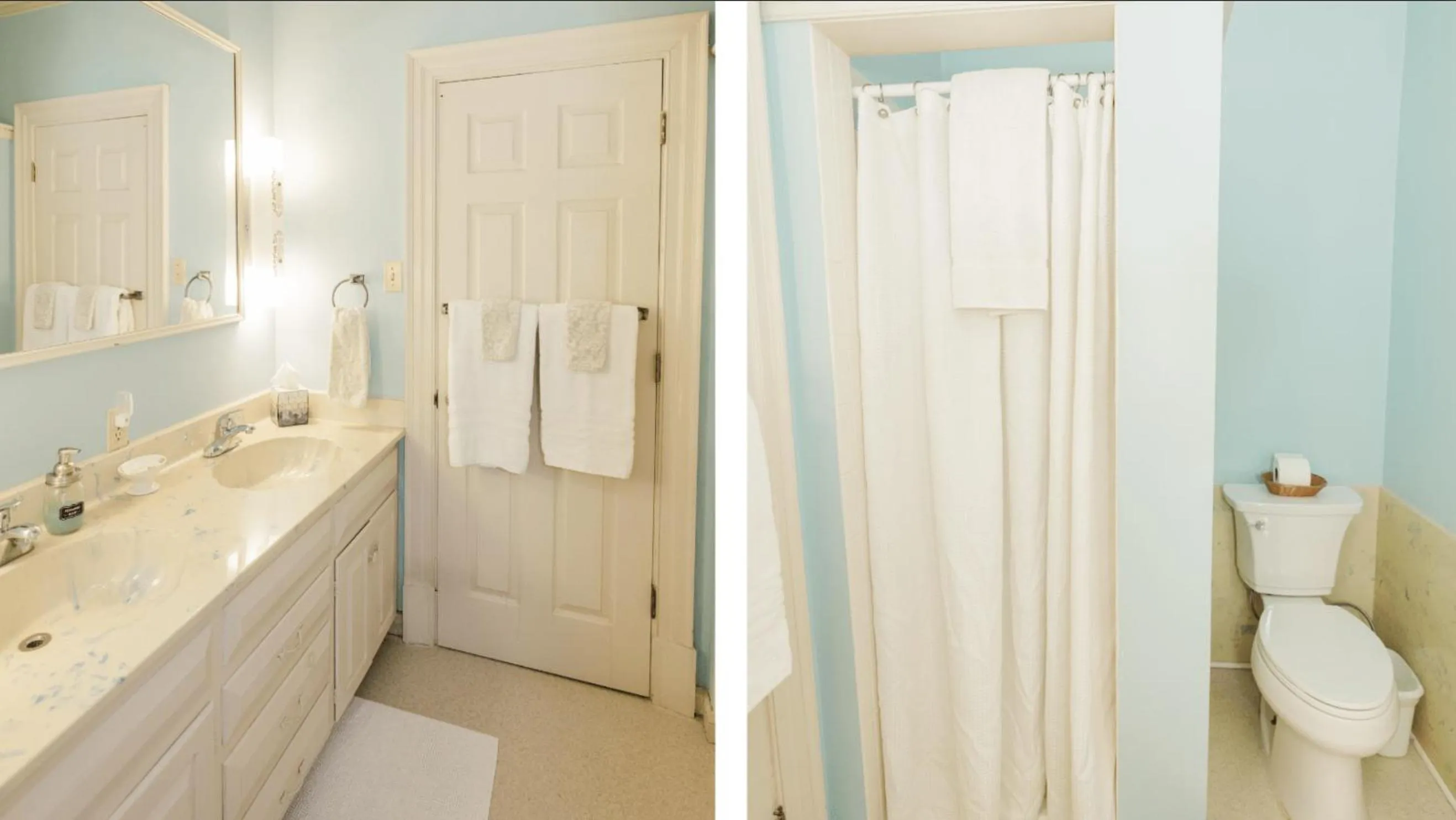 Bathroom in Virginia Cliffe Inn