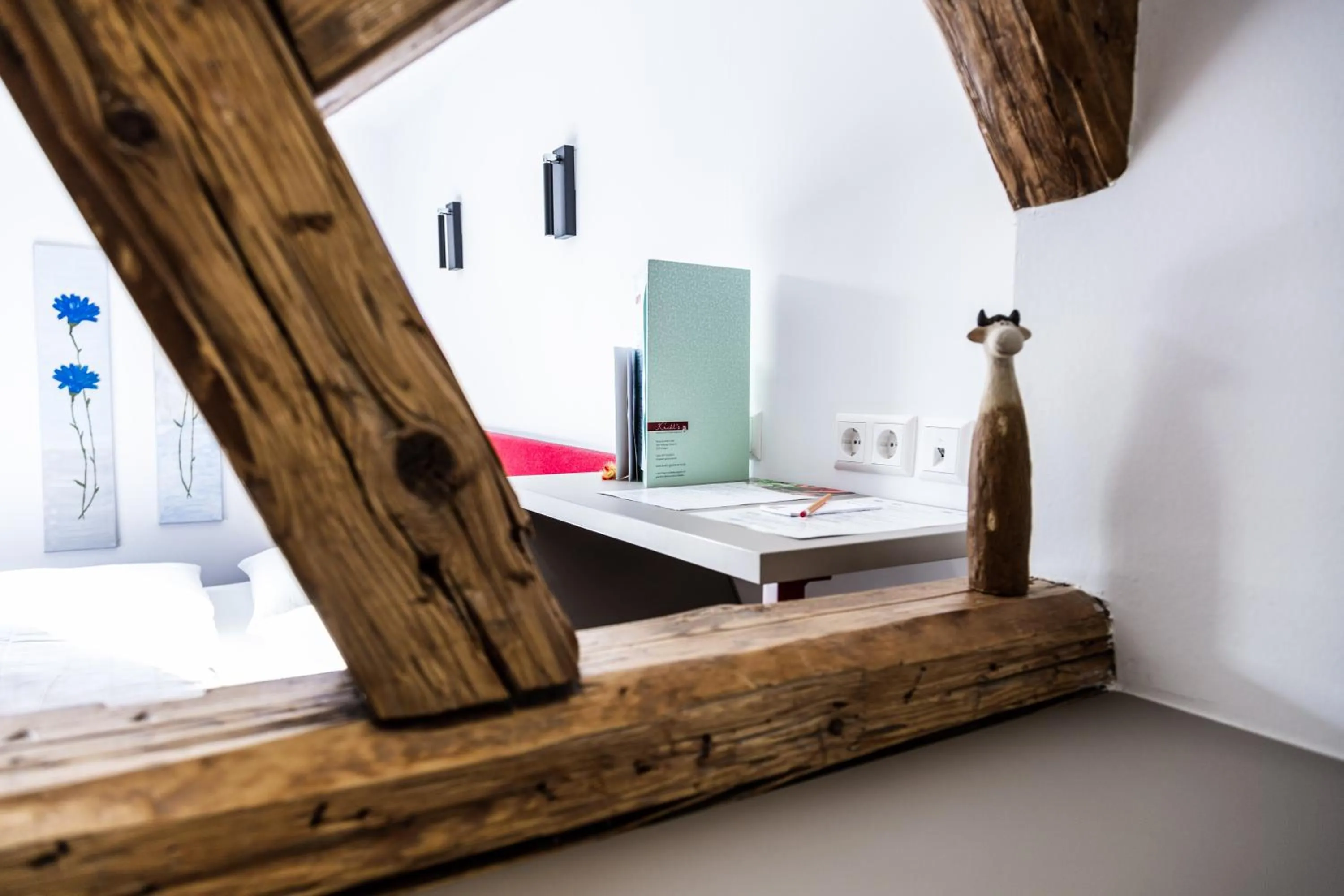 Bed in Hotel Restaurant Krehl's Linde