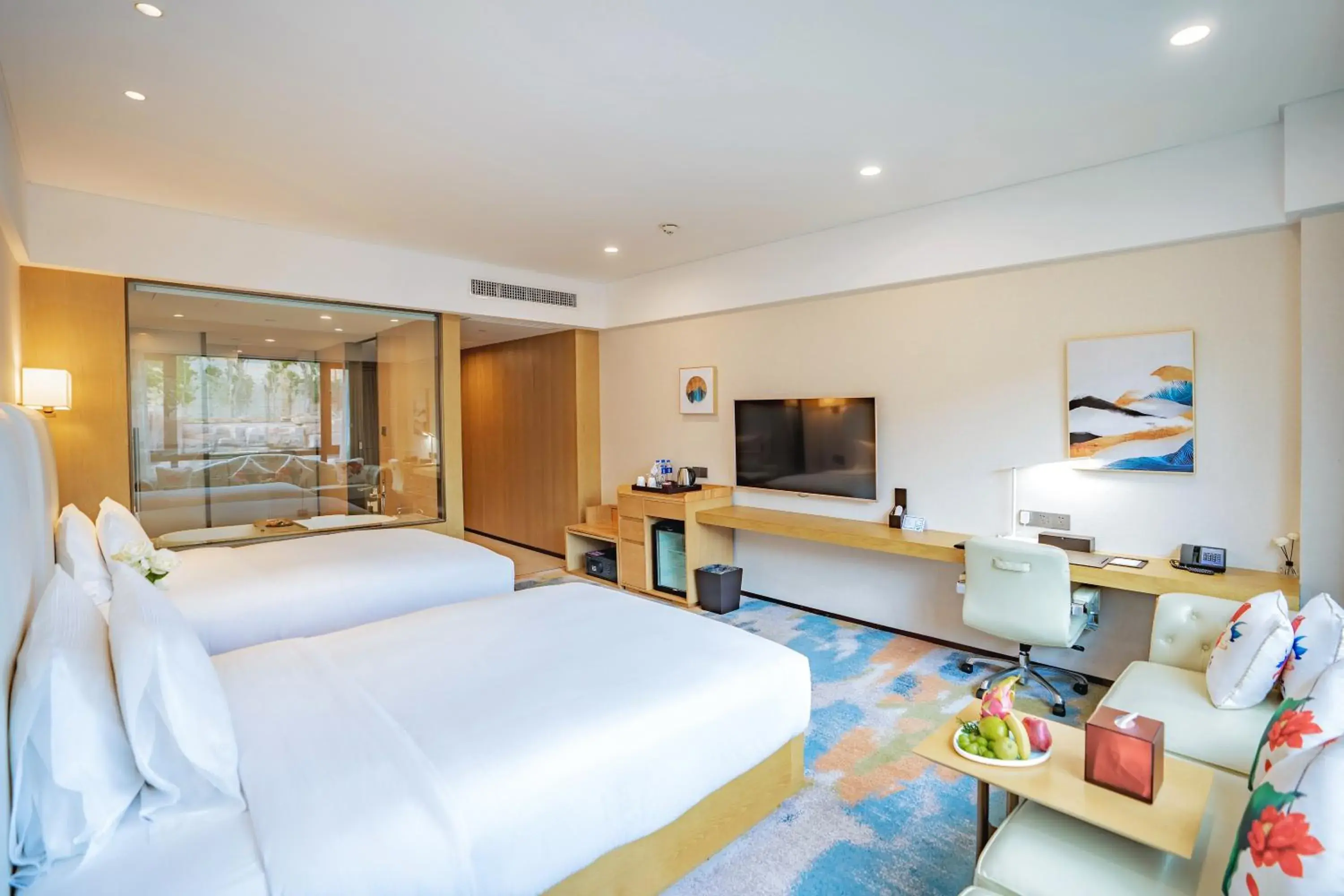 Deluxe Twin Room in Hilton Lijiang Deluxe Twin Room in Hilton Lijiang