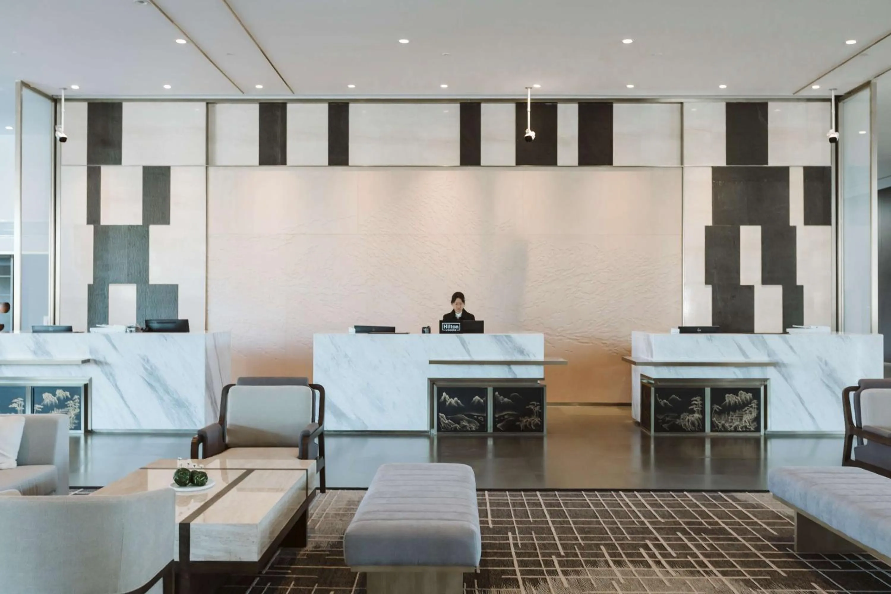 Lobby or reception in Hilton Lijiang