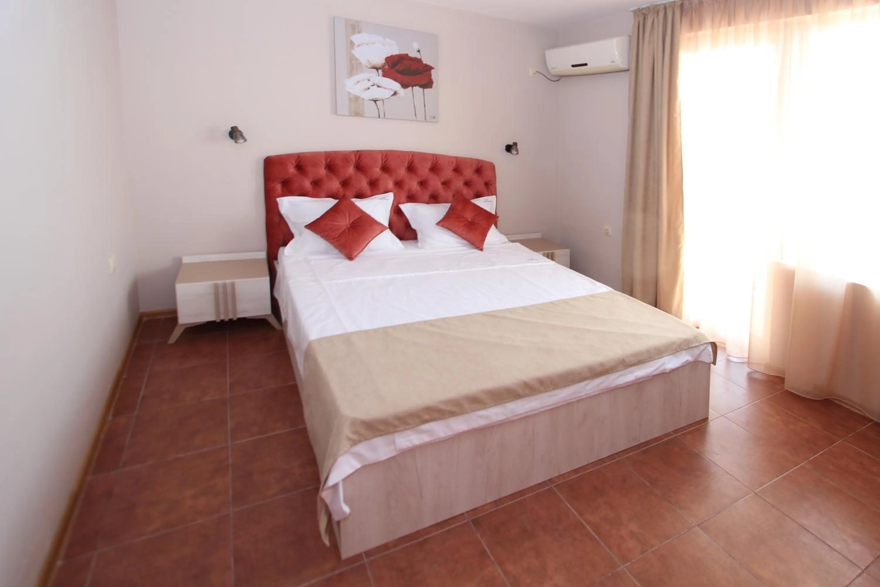 Bed in Hotel PERLA BEACH