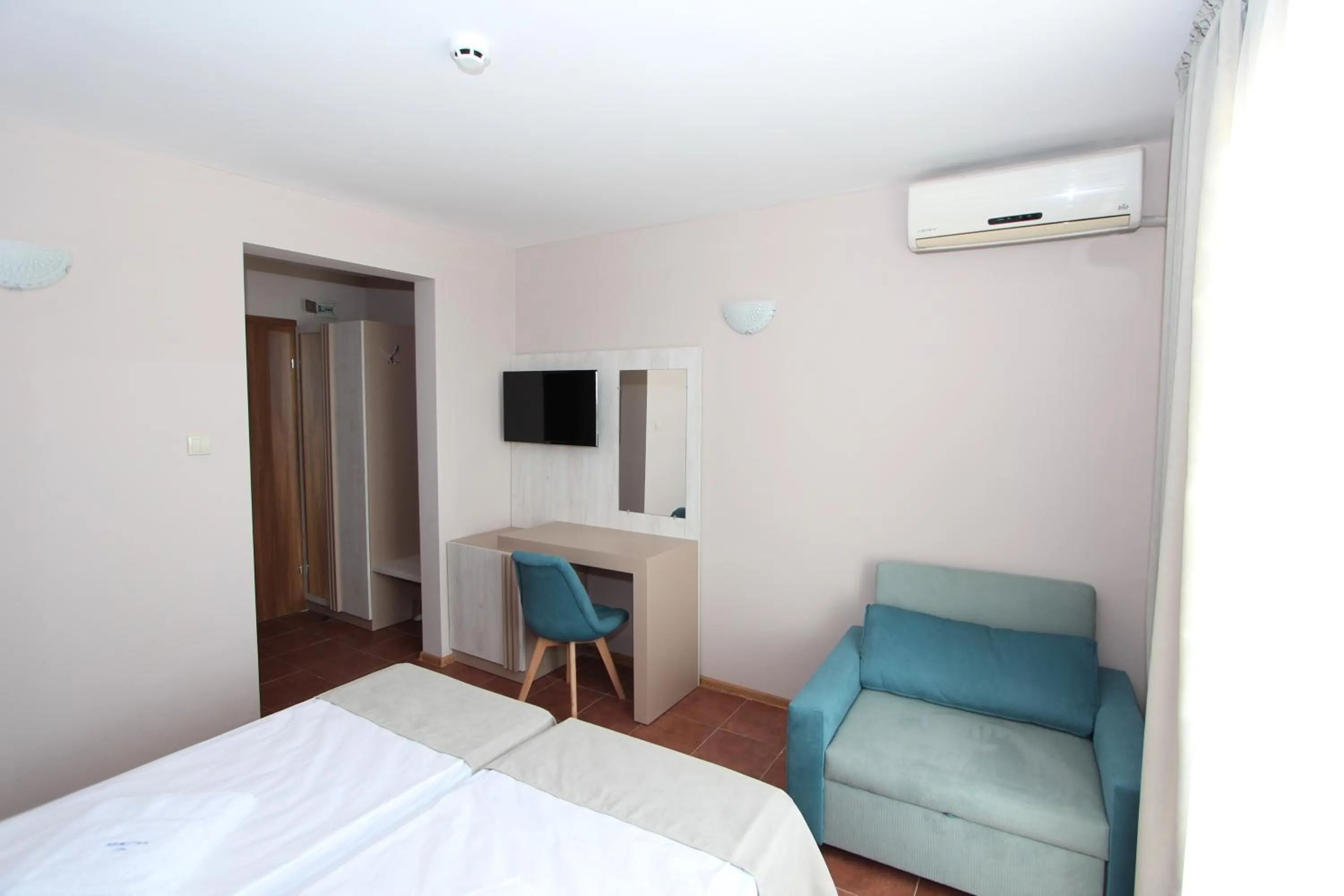 Bed in Hotel PERLA BEACH