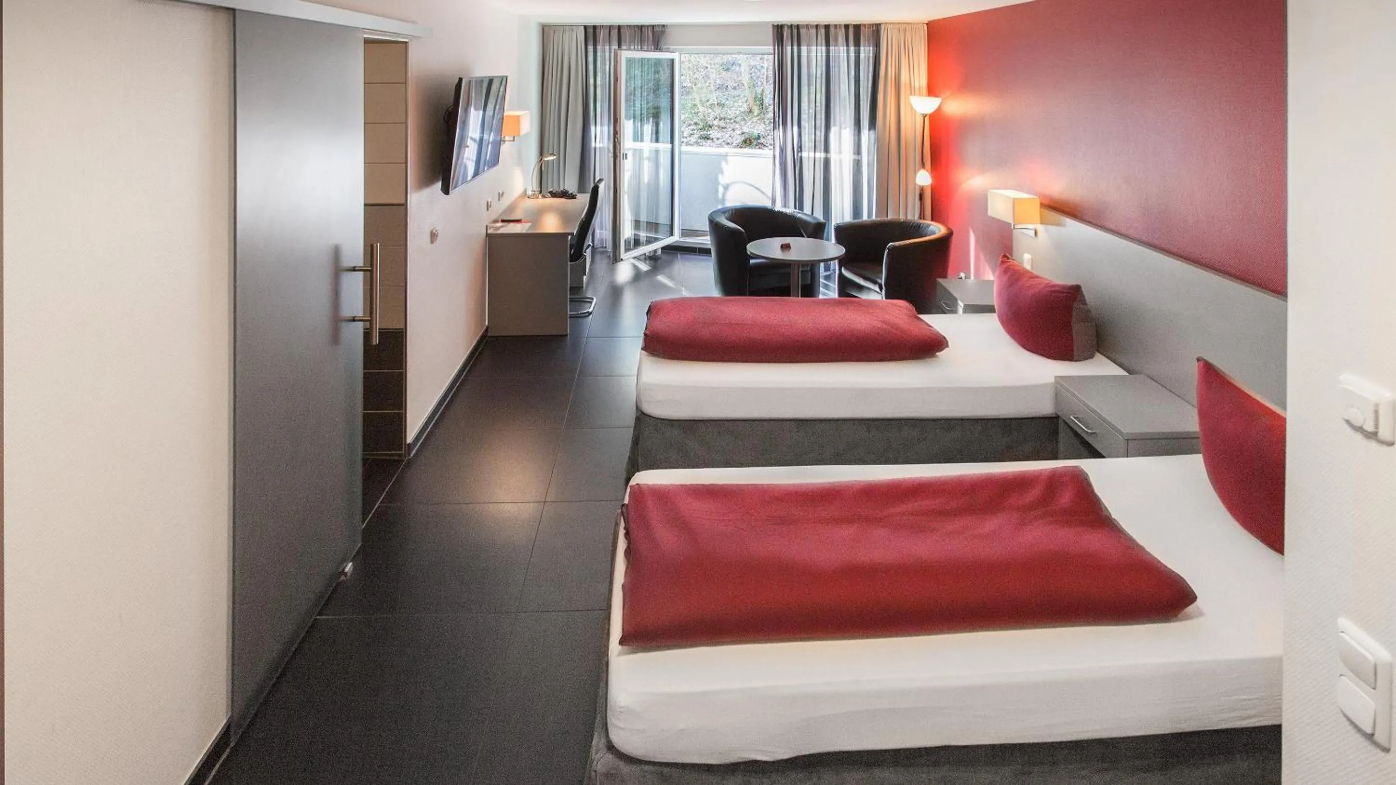 Bedroom, Bed in Hotel Zur Post