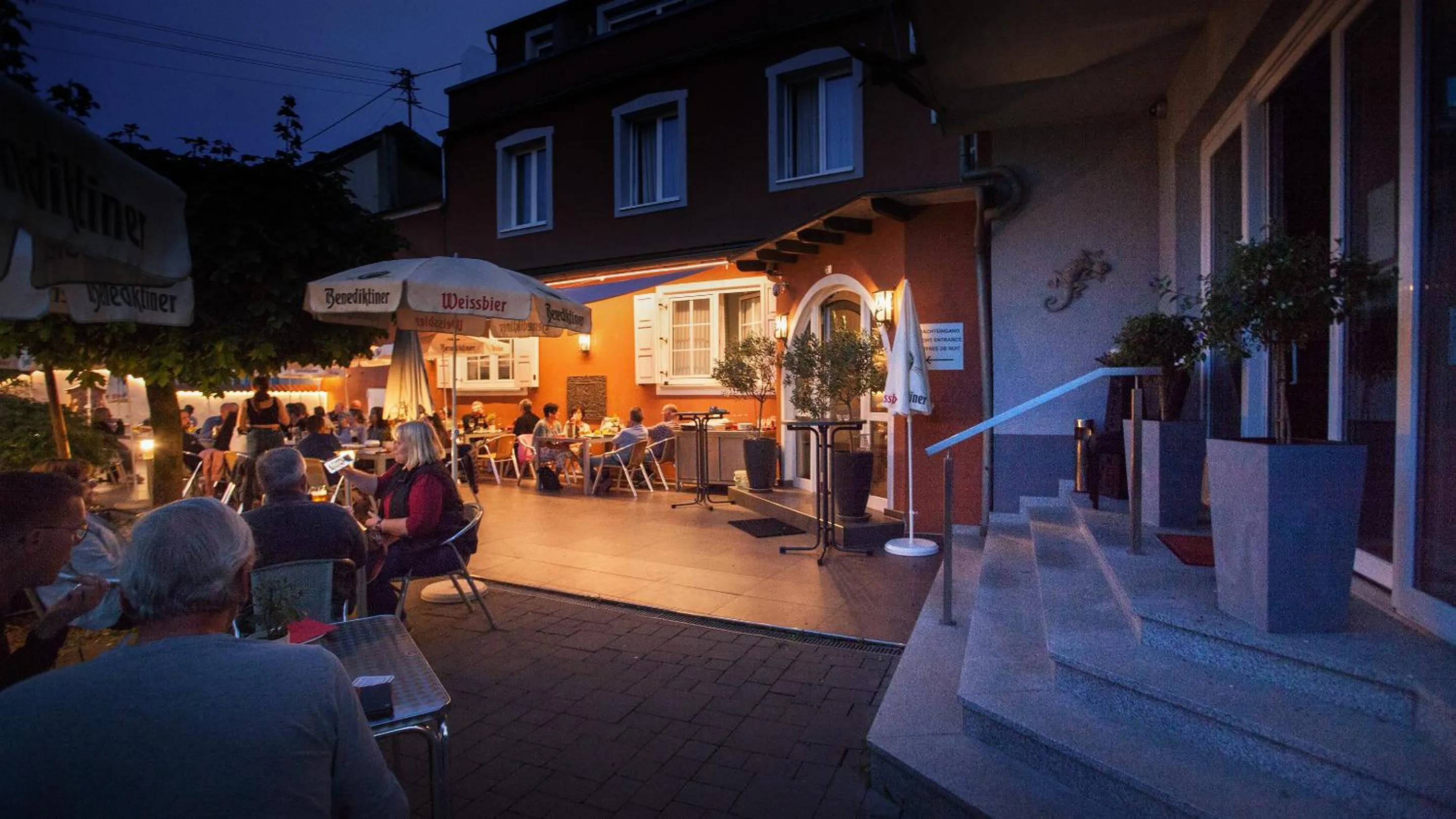 Garden in Hotel Zur Post