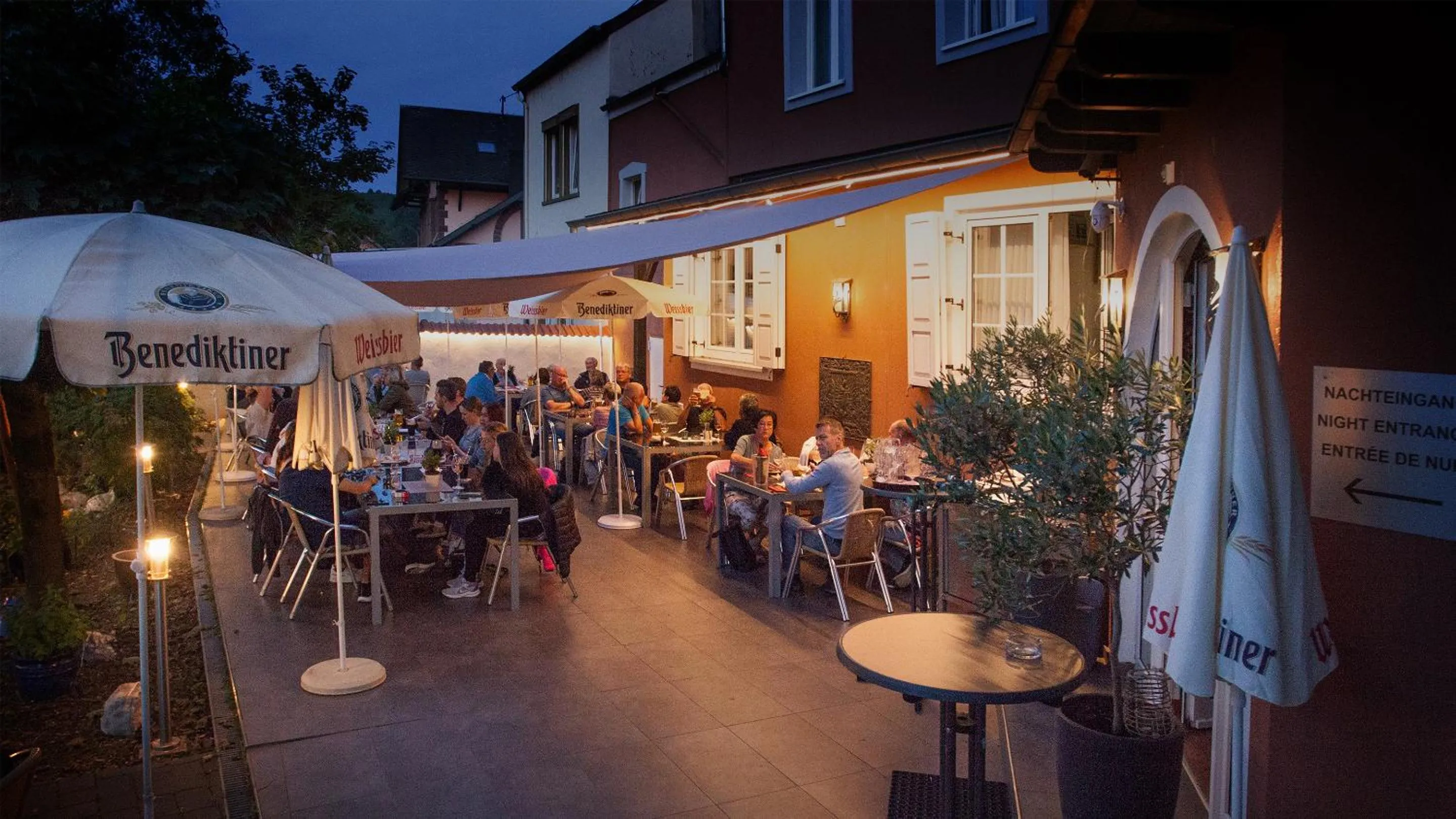 Garden in Hotel Zur Post