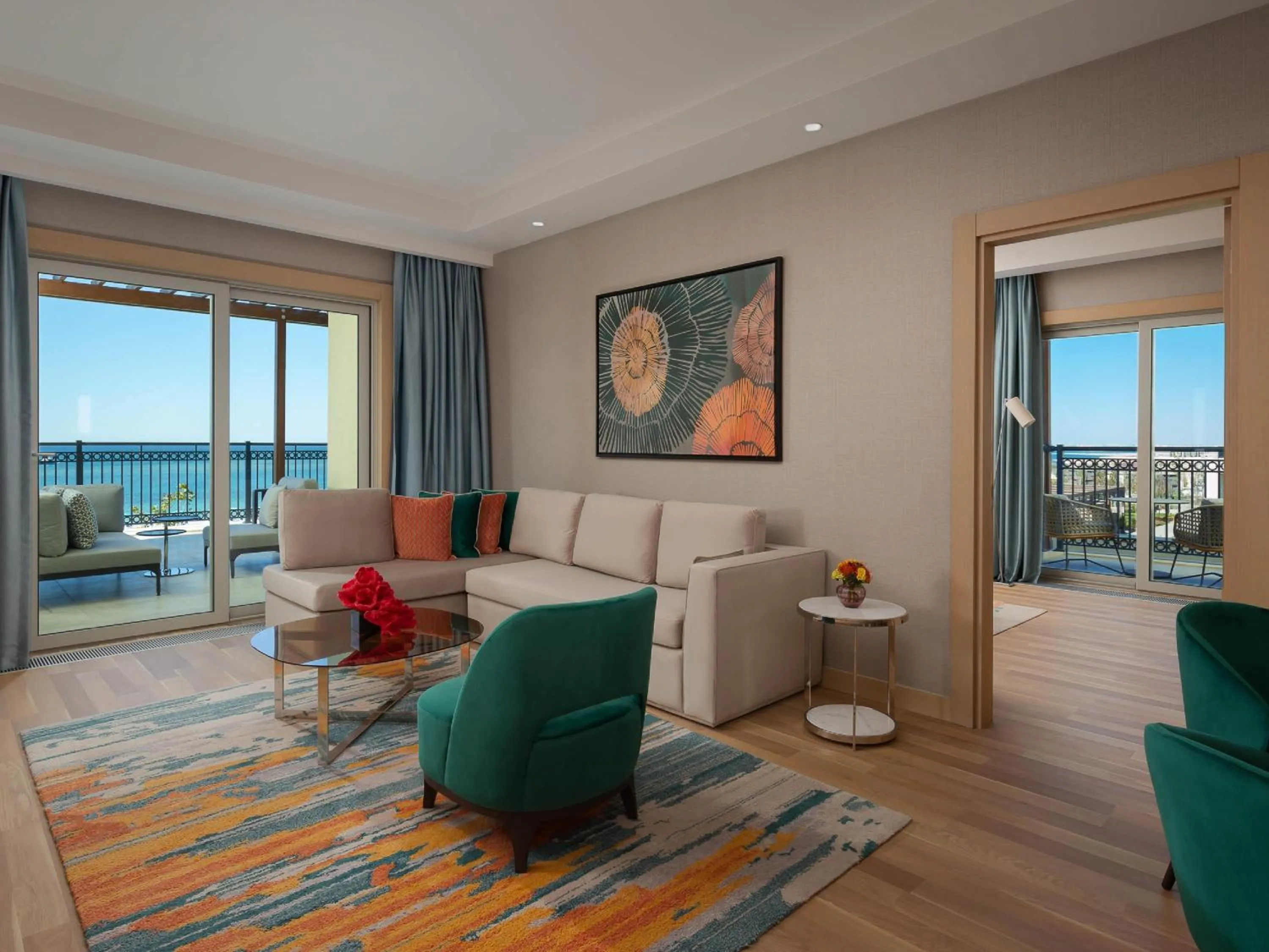 Bedroom in Rixos Water World Aktau - Theme Park Free Access