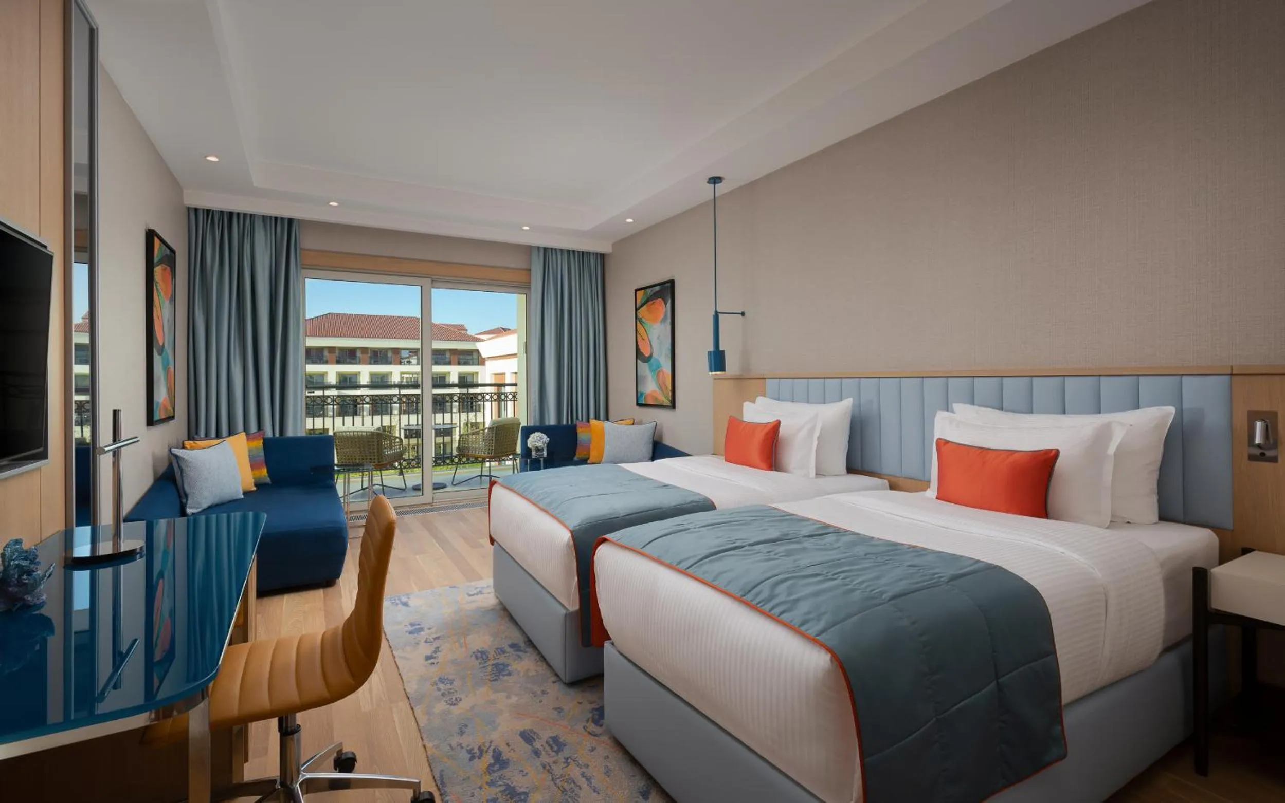 Property building, Bed in Rixos Water World Aktau - Theme Park Free Access