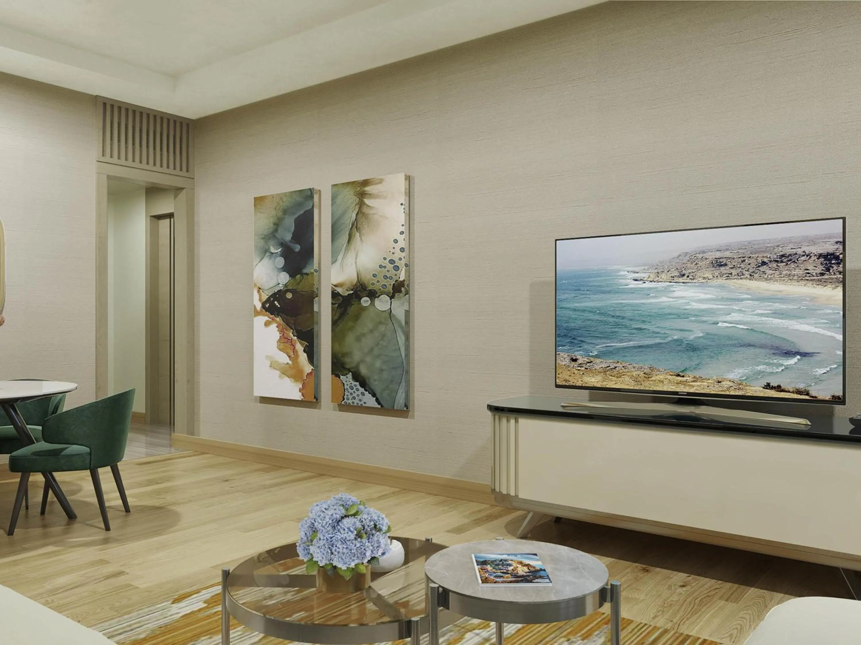 Bedroom in Rixos Water World Aktau - Theme Park Free Access