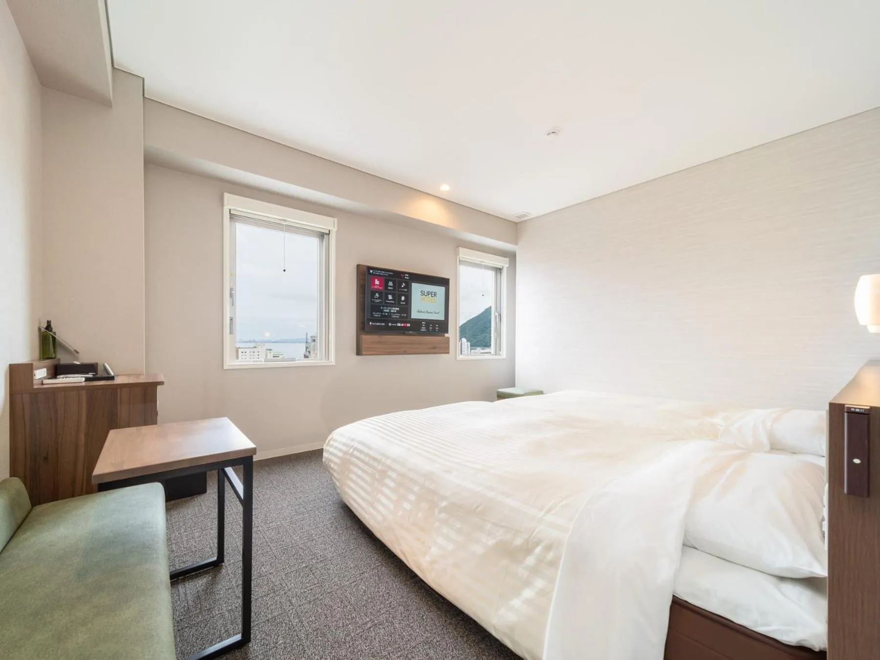 Bed in Super Hotel Beppu Ekimae