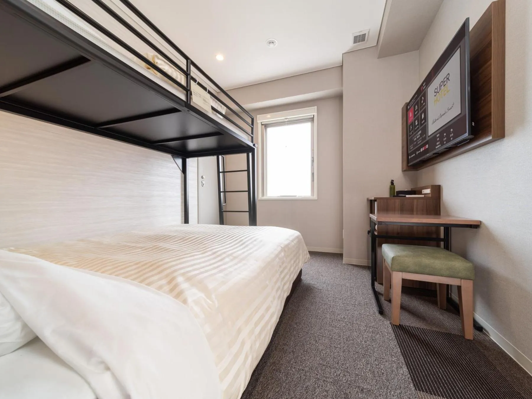 Bed in Super Hotel Beppu Ekimae