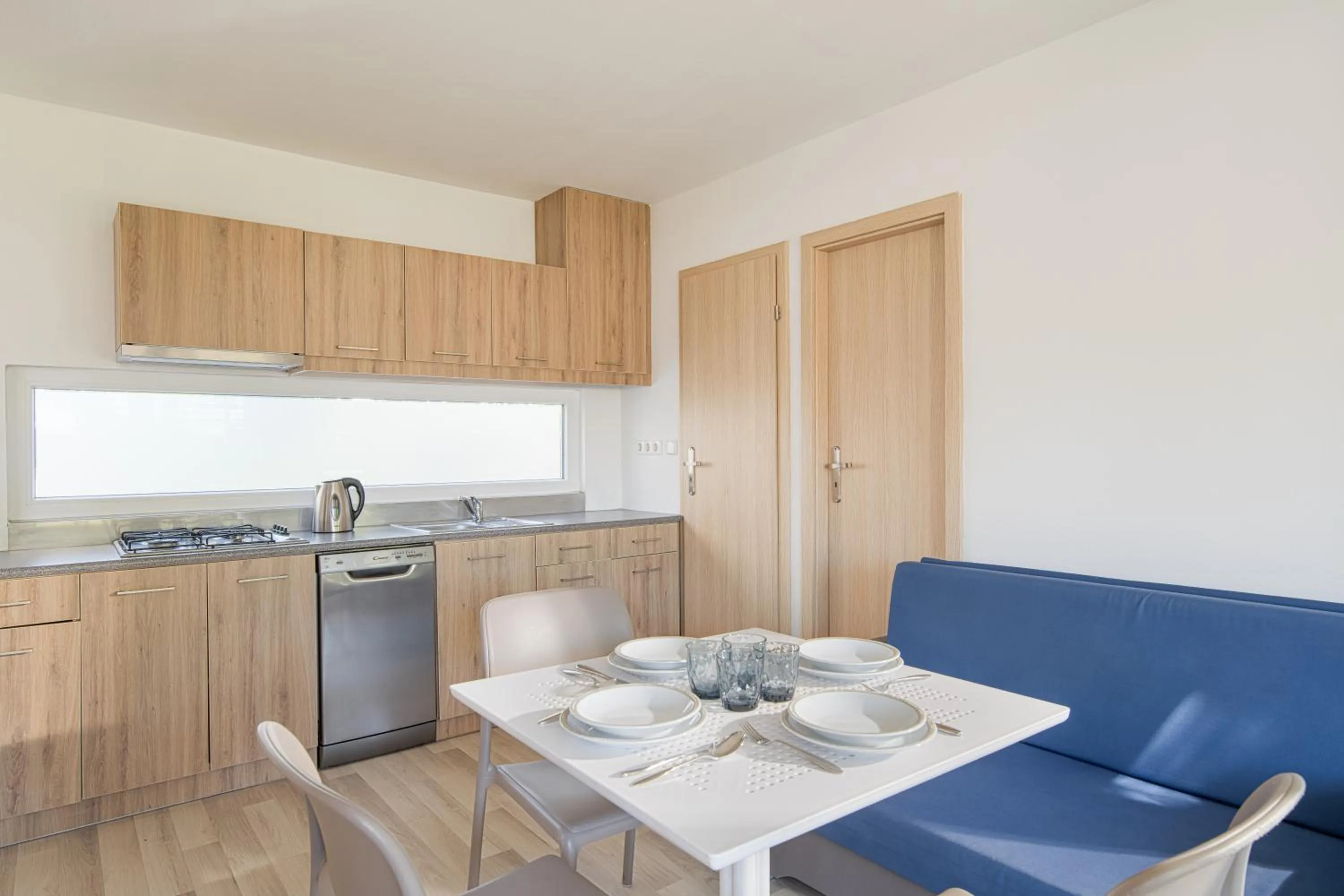 kitchen in Elements Camping Selce Mobile homes