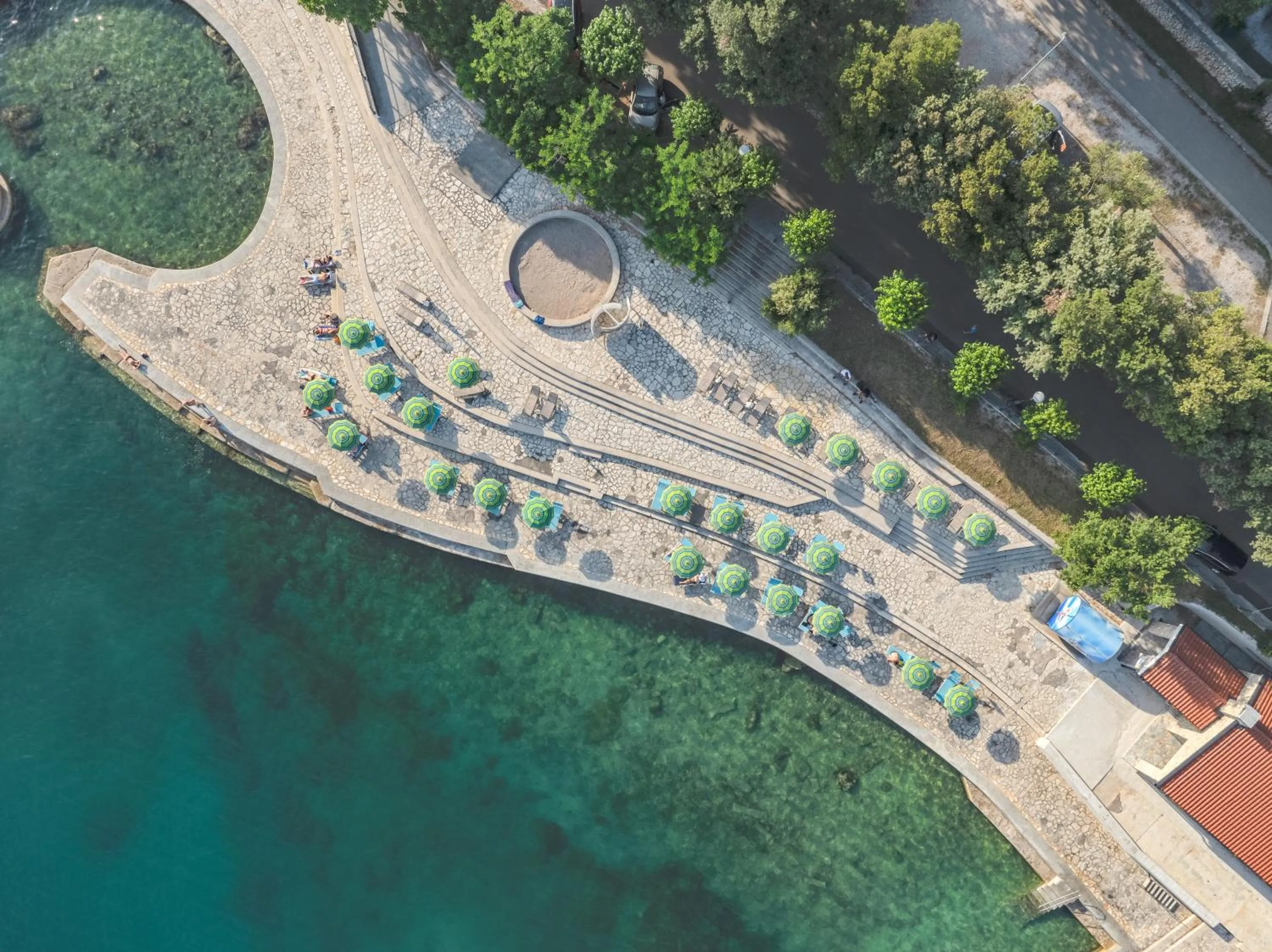 Bird's eye view in Elements Camping Selce Mobile homes